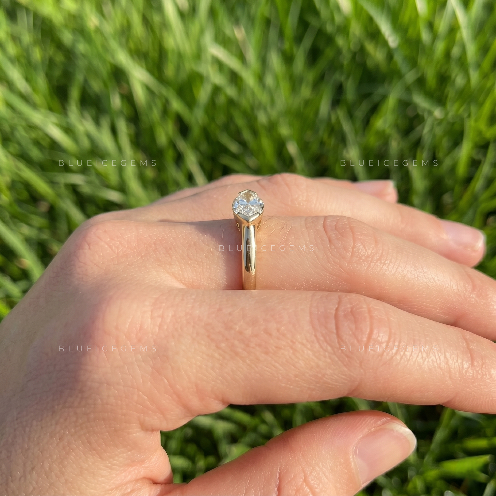 Alora Marquise Cut Classic Silhouette Solitaire Engagement Ring