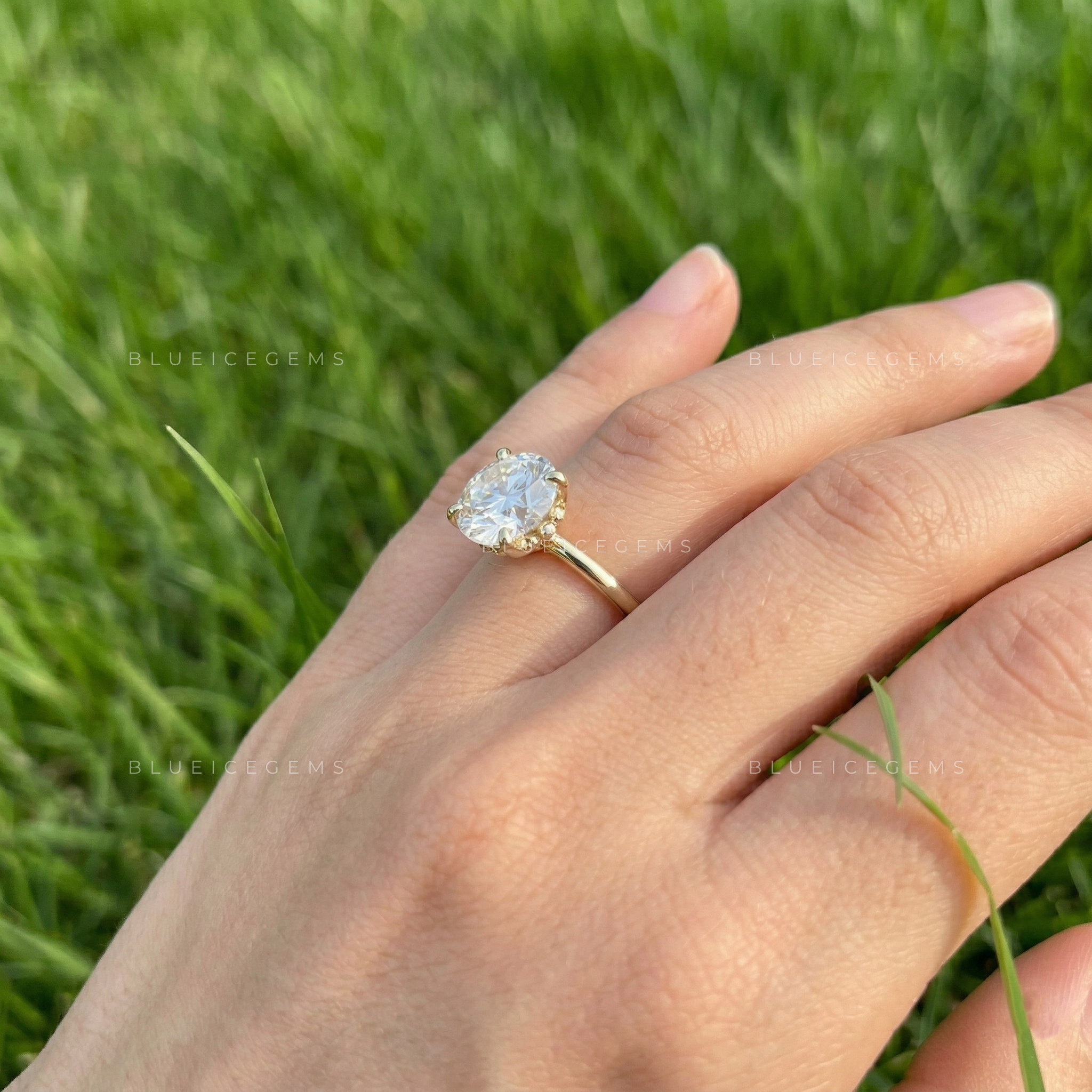 Timeless Radiance Round Brilliant Cut Solitaire Engagement Ring