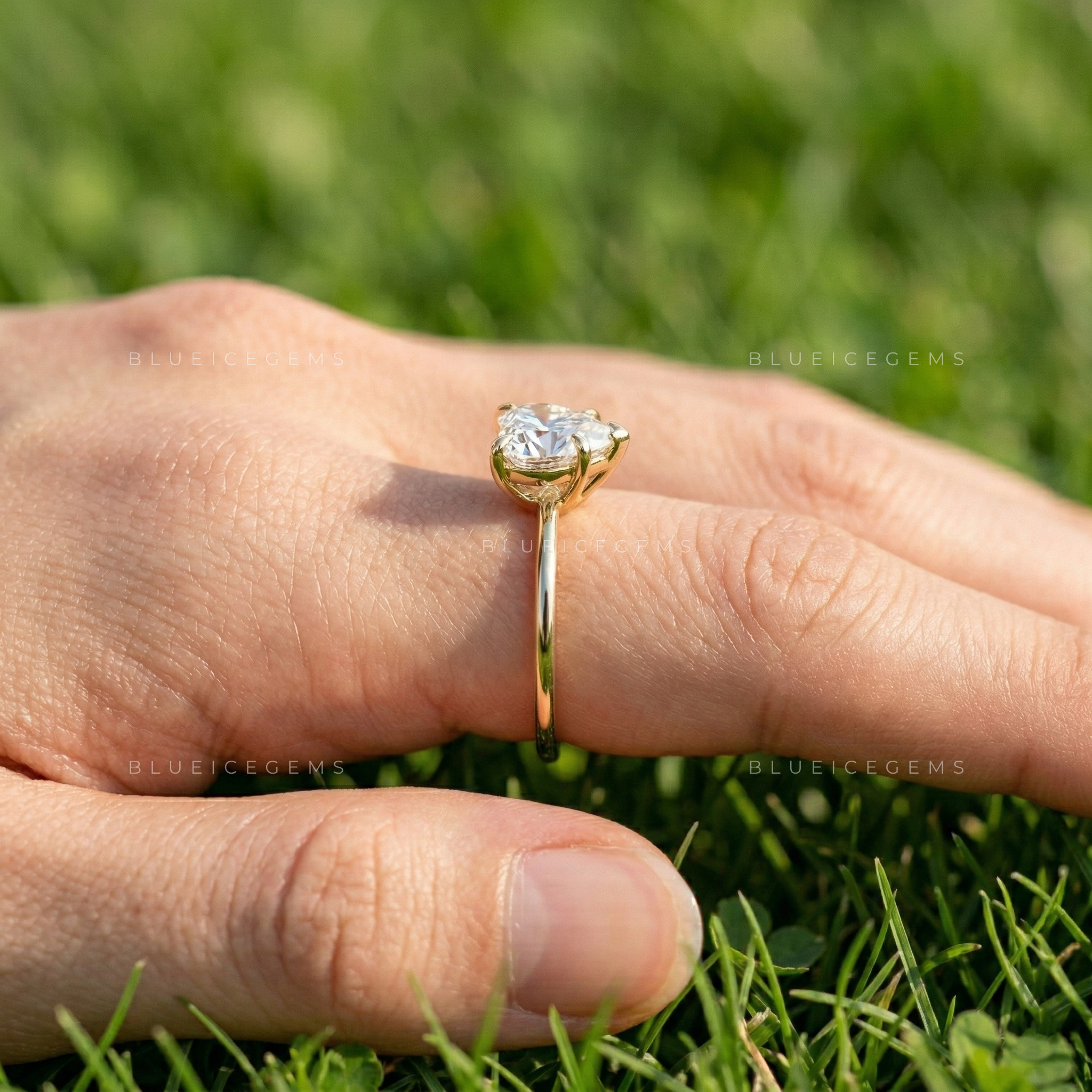 The "Dreamy Romance" Heart Cut Solitaire: Floral Basket Signature Piece