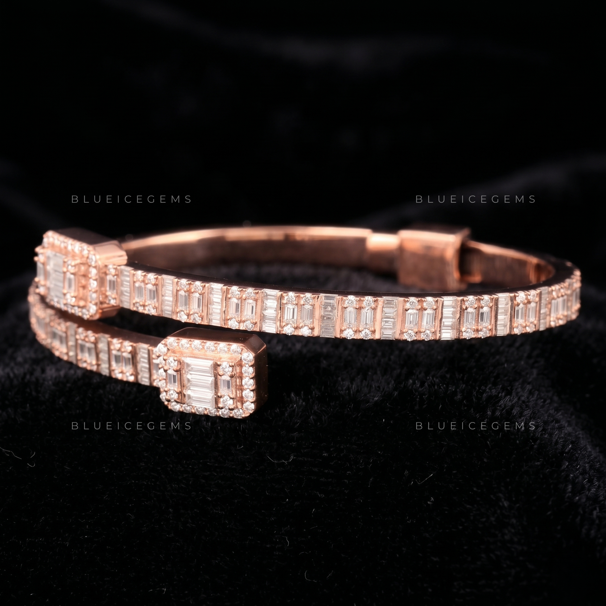 Gilded Mirror-Link Baguette & Rose Gold Grace Masterpiece