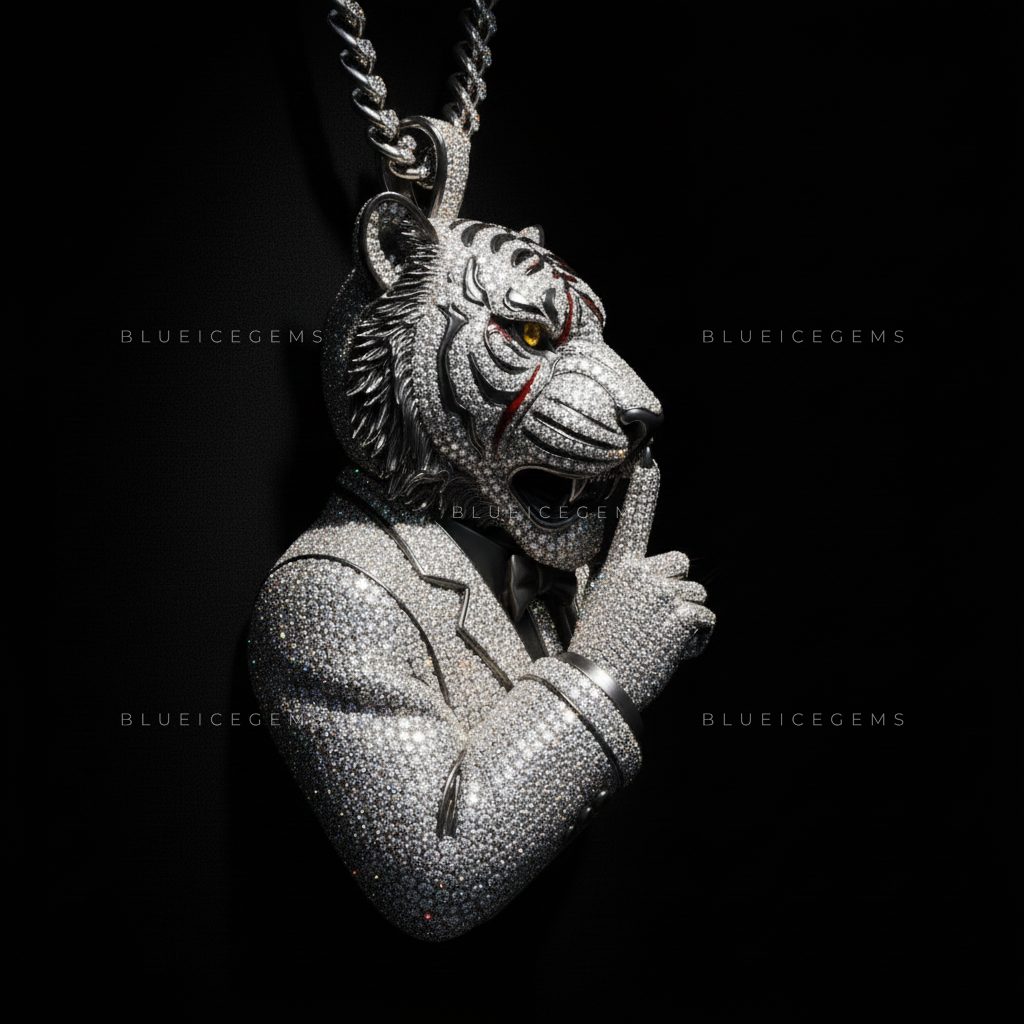 The Silent Predator: "SHHH" Diamond Tuxedo & Icy Tiger Sovereign