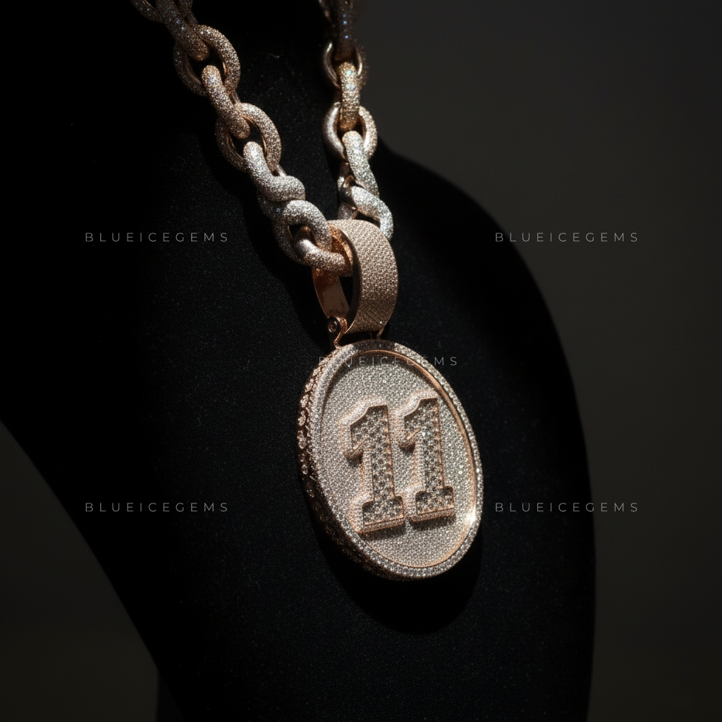 The "11" Prime: Rose Gold Circular Shield & Diamond Inlay Sovereign