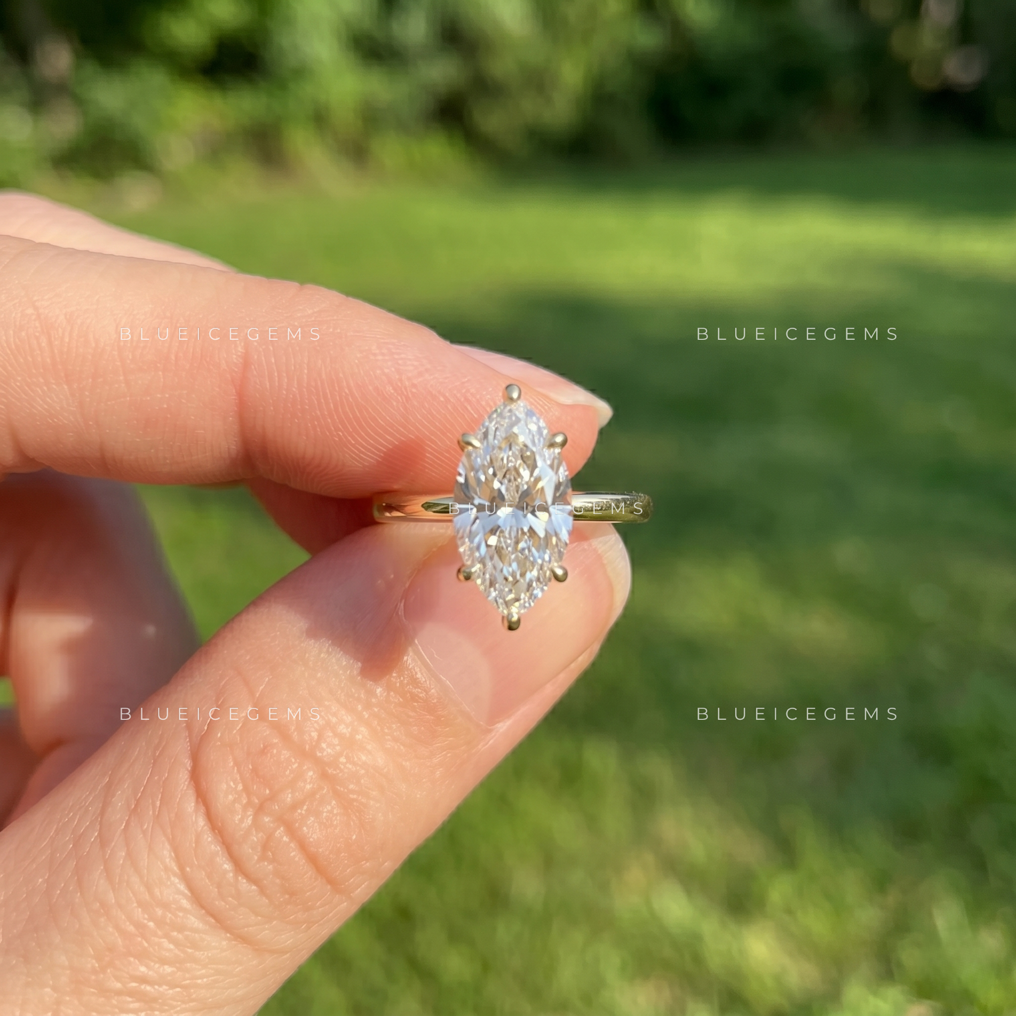 Marquessa Marquise Cut Solitaire Engagement Ring