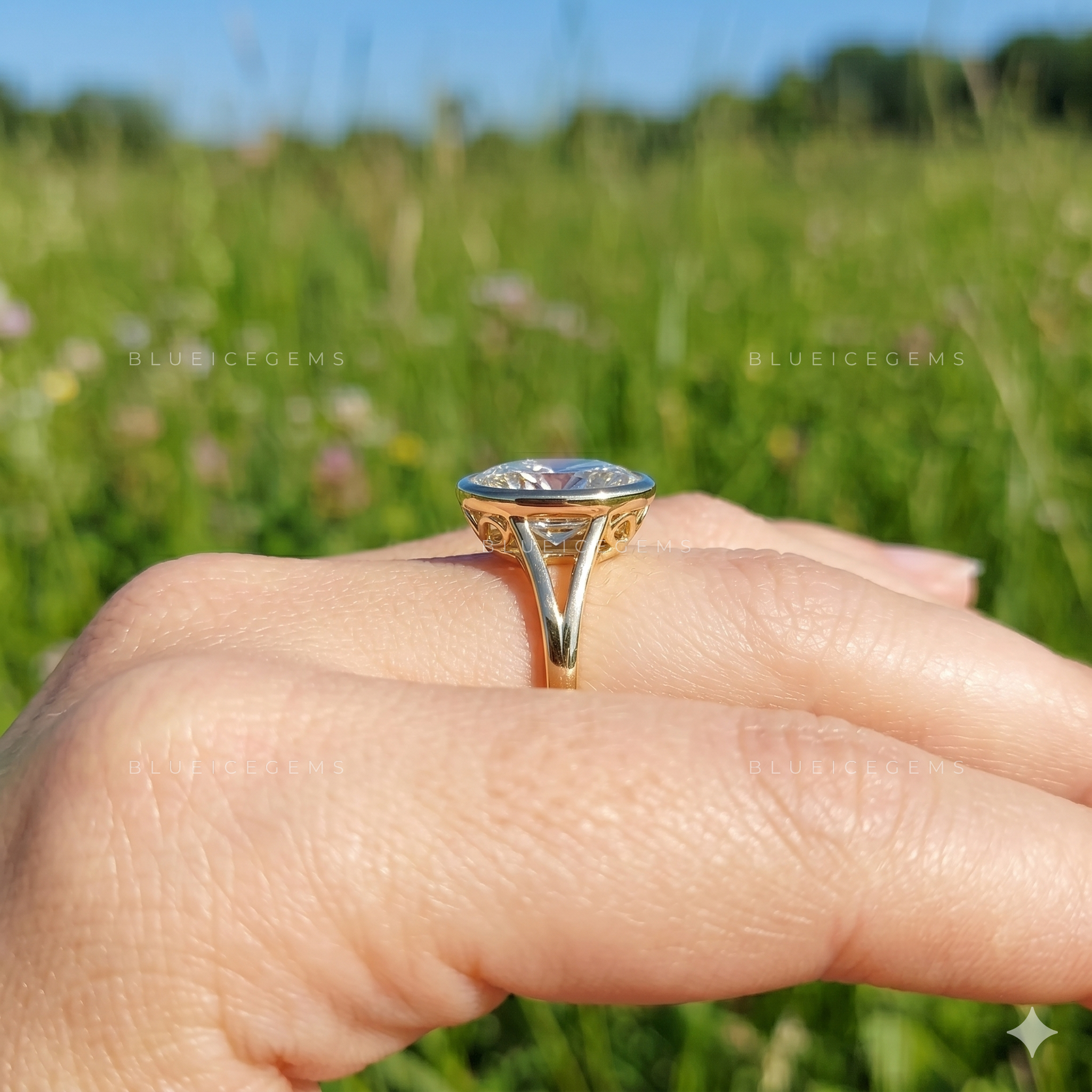 Aveline Emerald Cut Certified Ultra-Classic Solitaire Engagement Ring