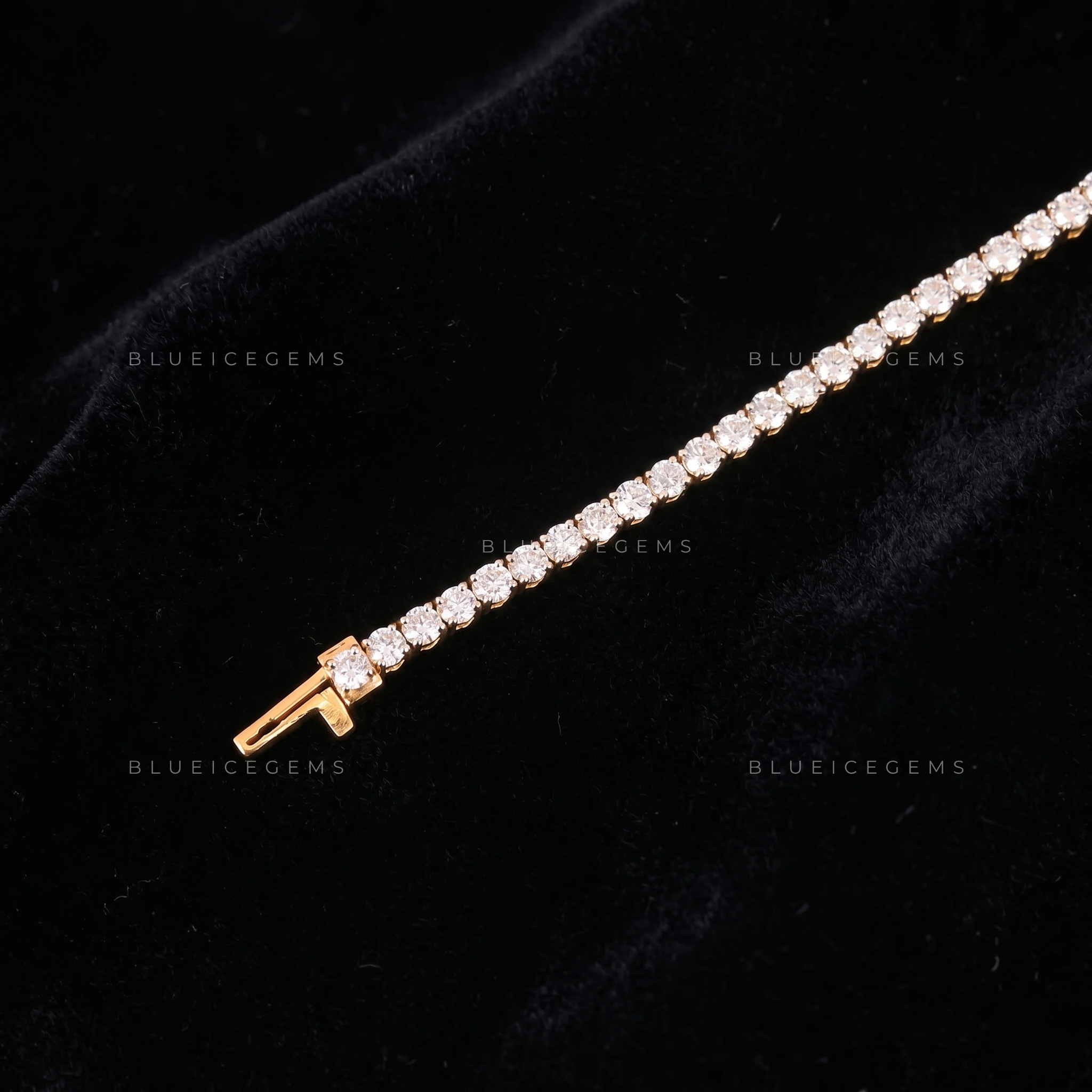 Solar Radiance 6-Inch Yellow Gold Essential Tennis Link