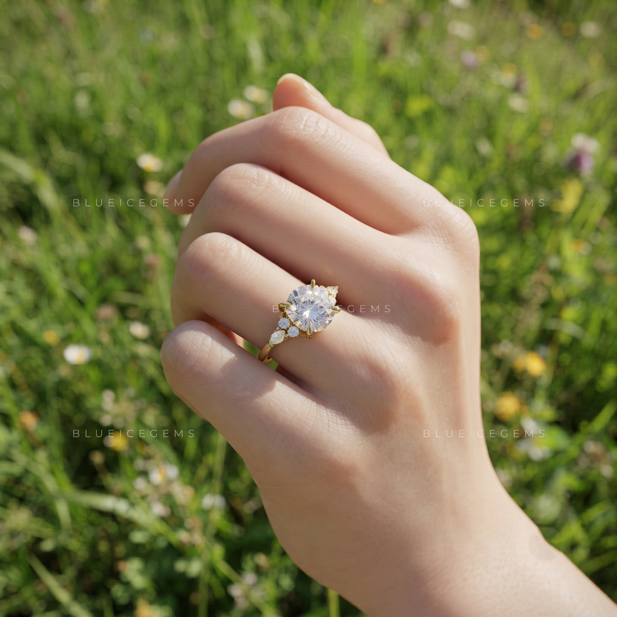 Solenne Portuguese Cut Latin-Inspired Engagement Ring
