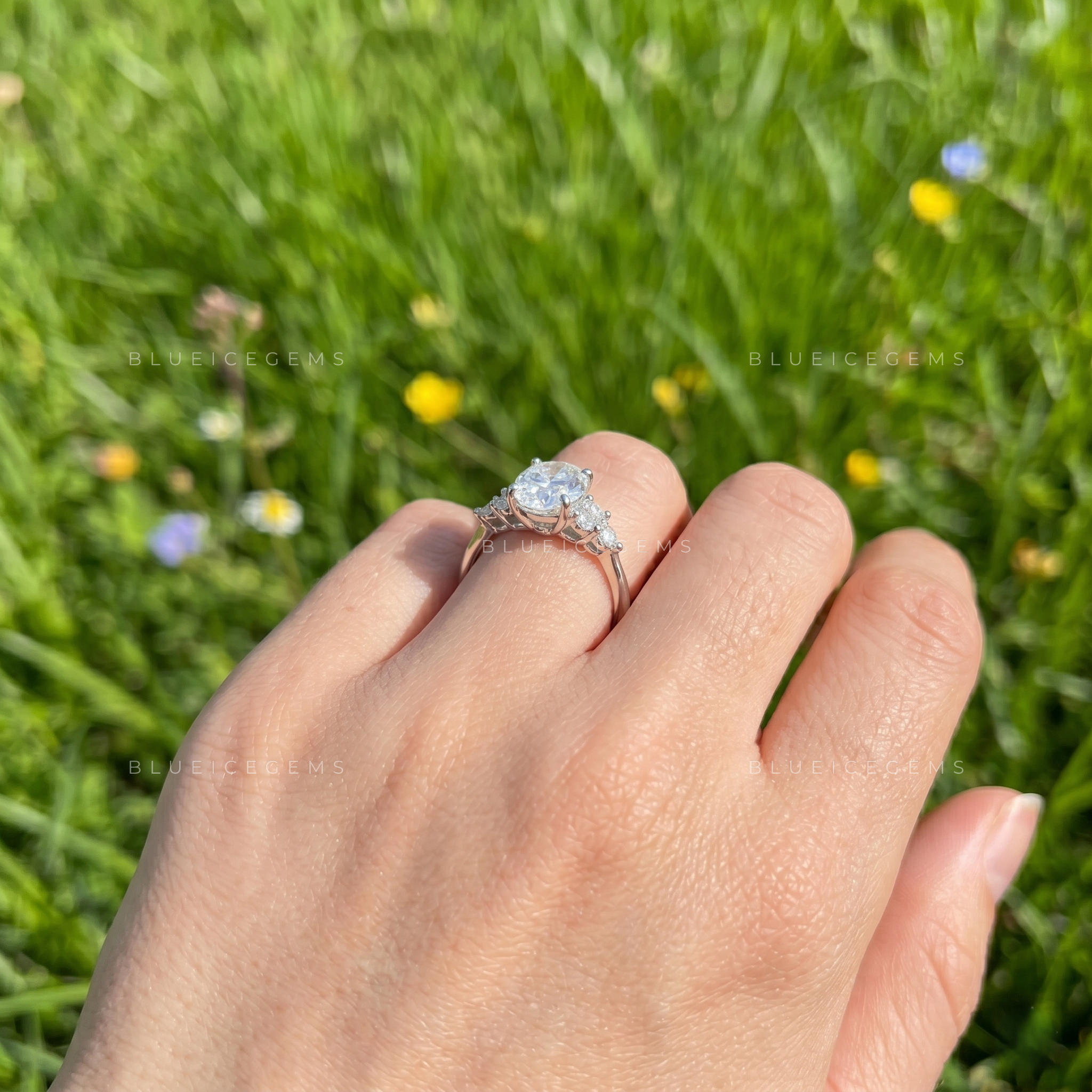 Alora Oval Cut Classic Solitaire Engagement Ring
