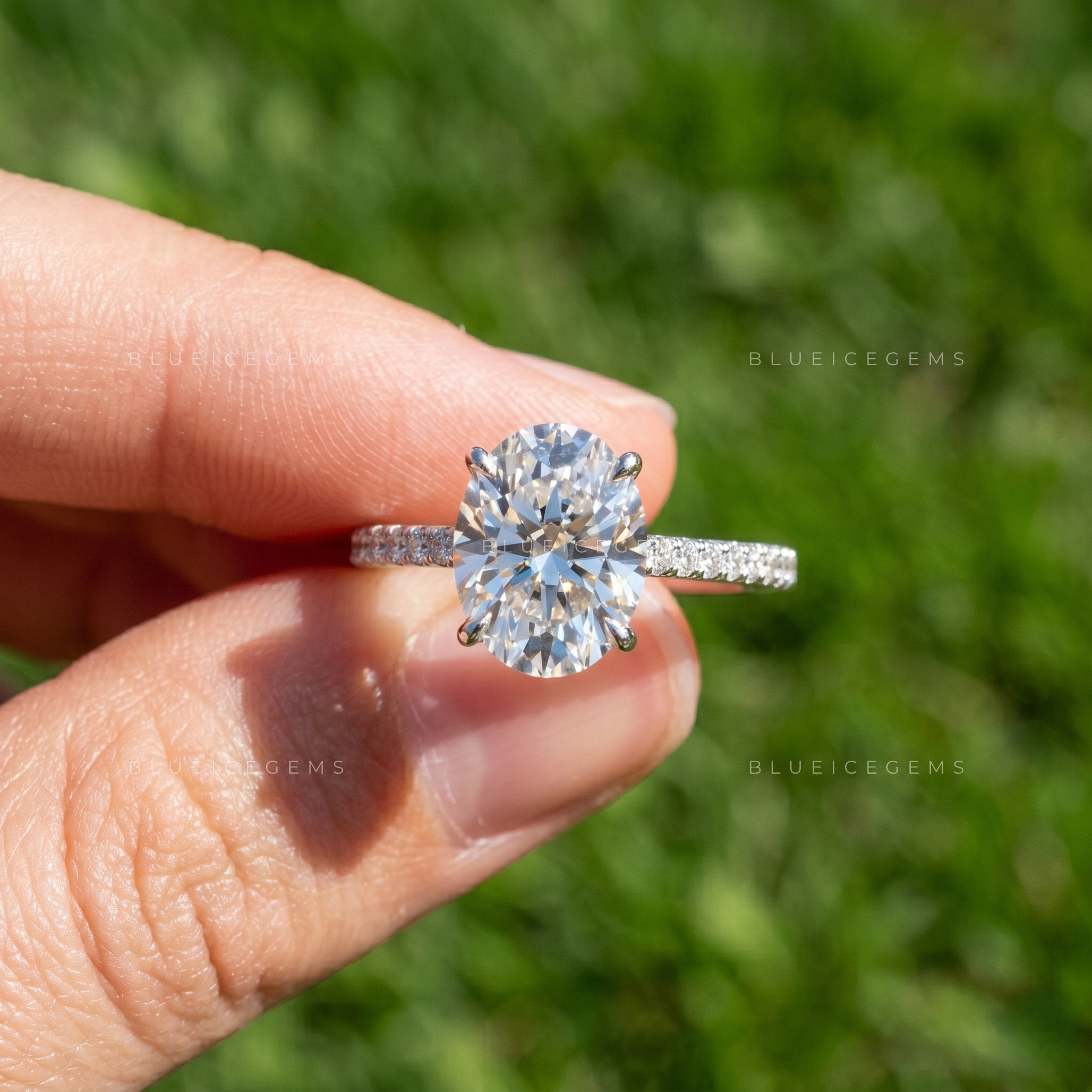 The "Infinite Radiance" Oval Halo: A D-Color Perfection Dream