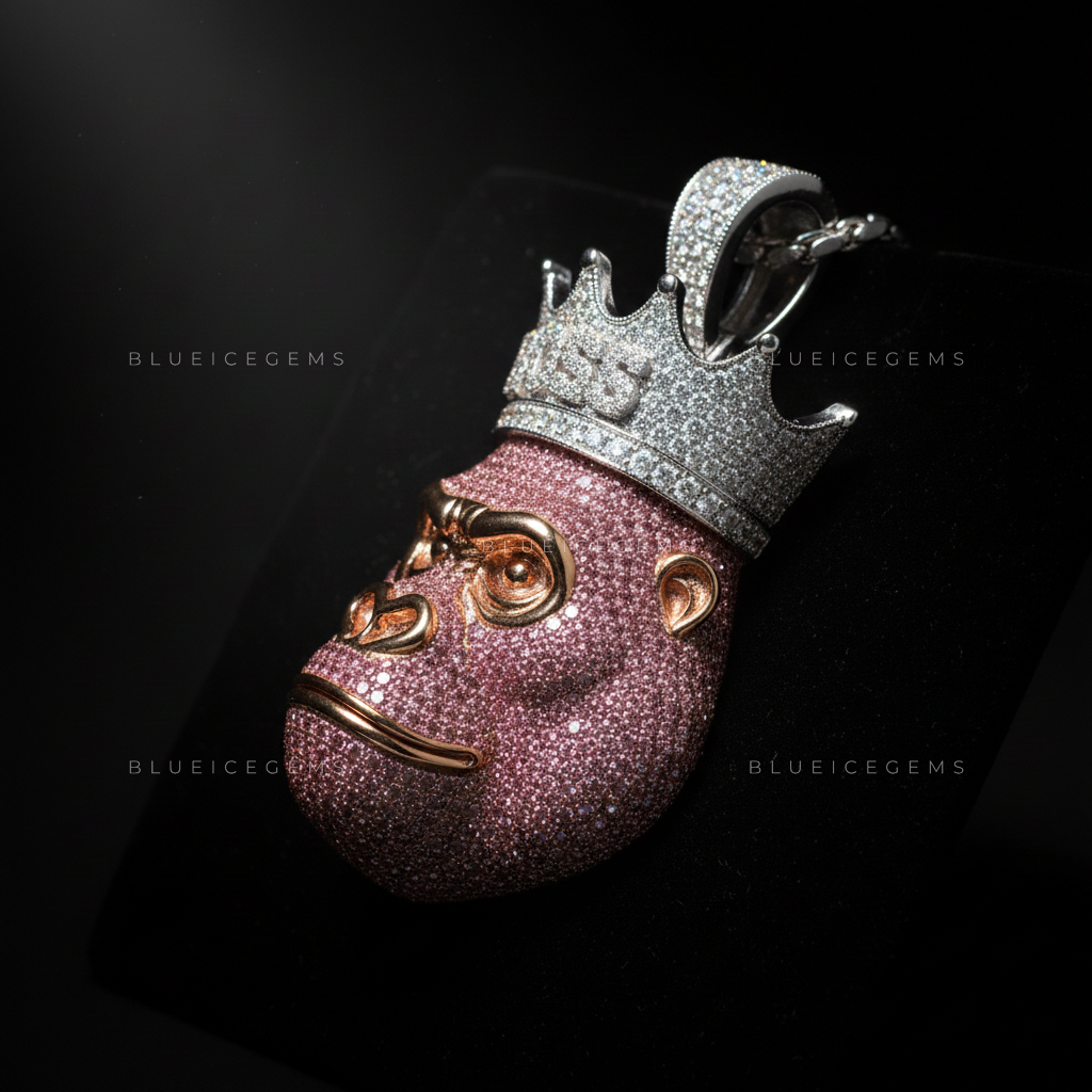 The "PINK BOSS" Gorilla: Rose-Flooded Primate & "BOSS" Crown Sovereign