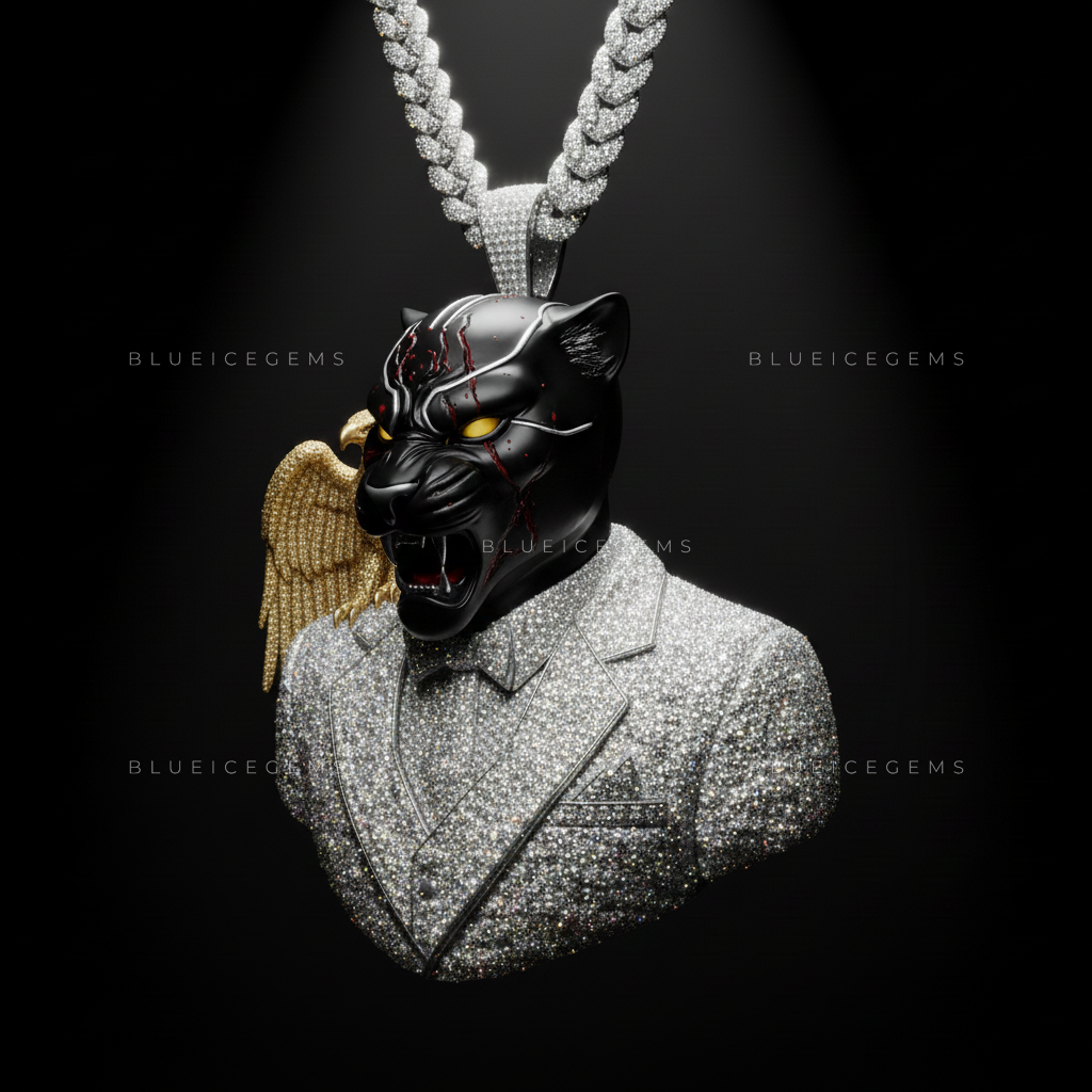 The Obsidian Monarch: Diamond Tuxedo & Golden Falcon Sovereign