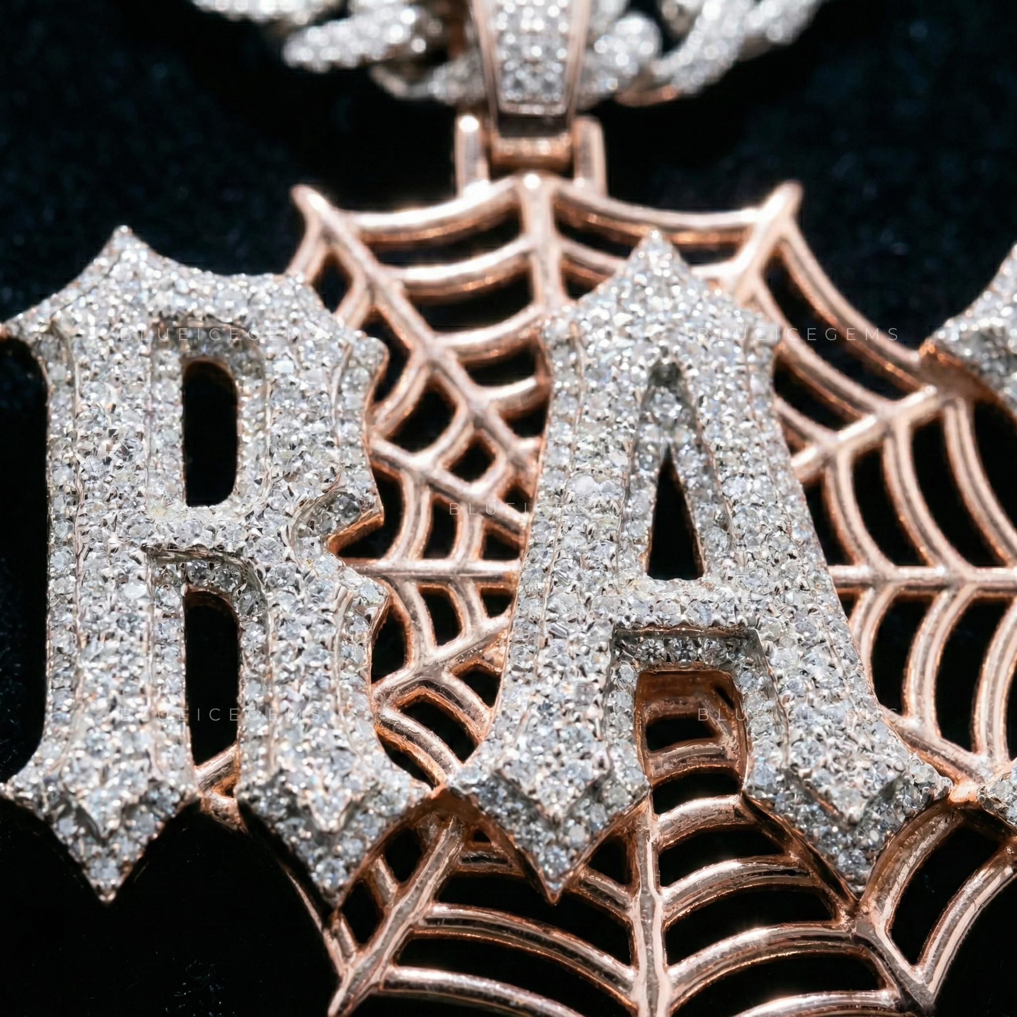 The "CRAX" Spider Web: Gothic Pointed Script & Rose Gold Web Sovereign