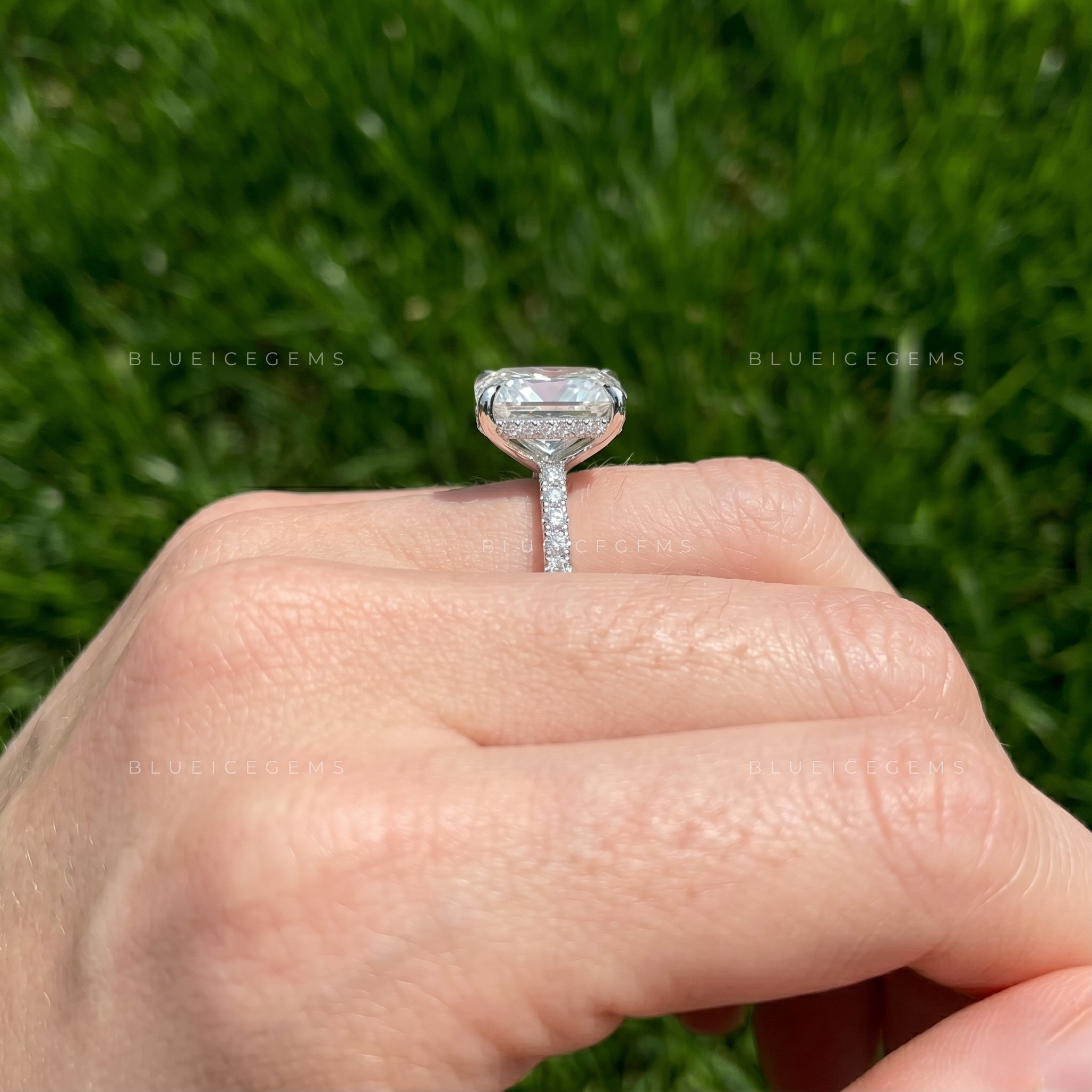 Heritage Cushion Brilliant Cut Ornate Anniversary Statement Treasure Ring