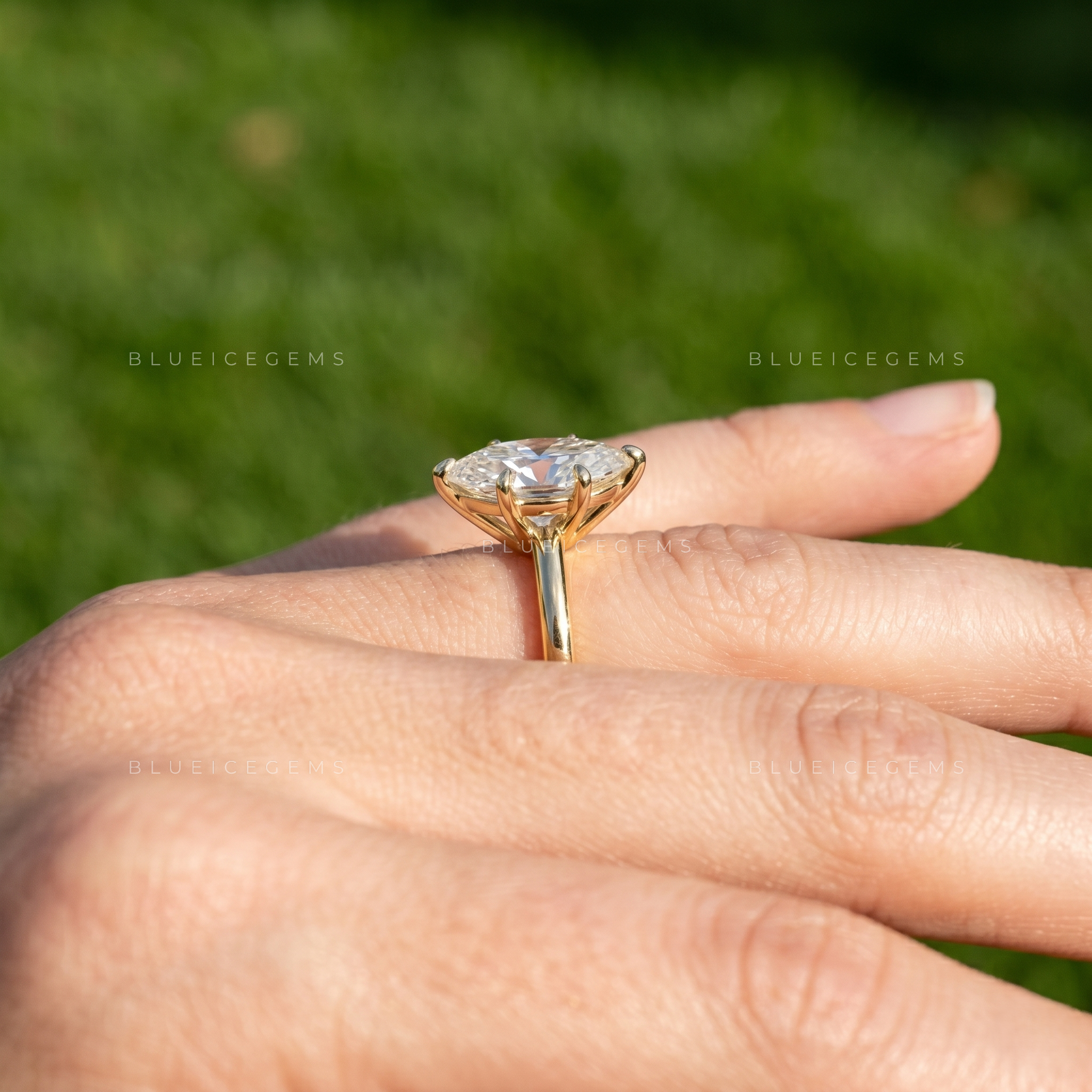 Regal Marquise Brilliant Cut Solitaire Heirloom Engagement Ring