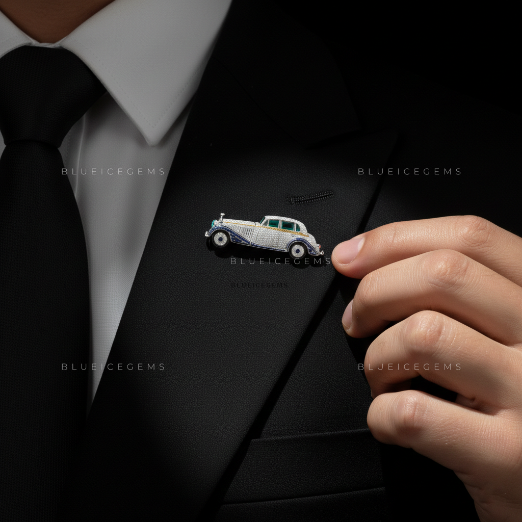 The Phantom Sovereign: Vintage Luxury Brooch