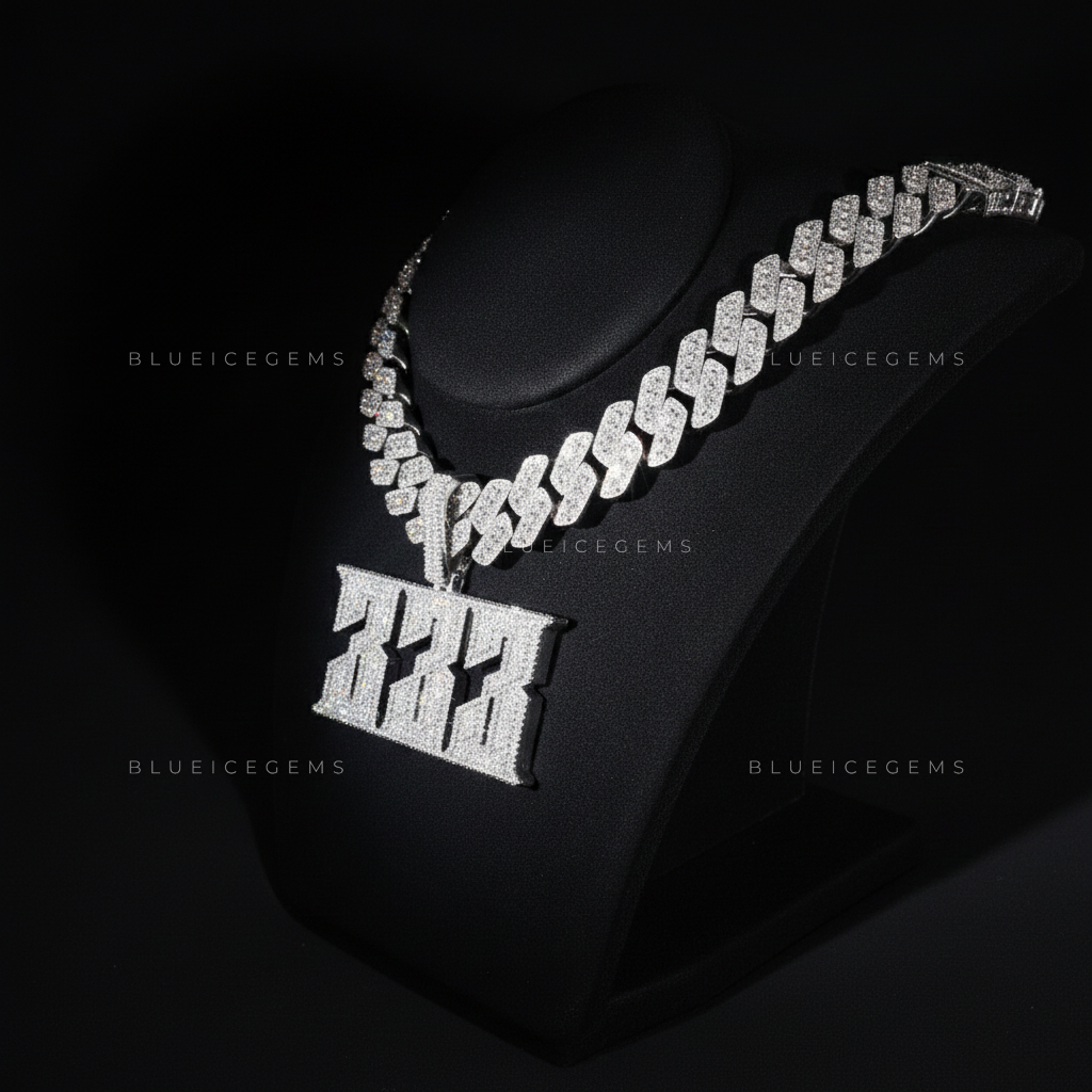 The "333" Jackpot: High-Velocity Industrial Block & Monochromatic Iced-Out Set