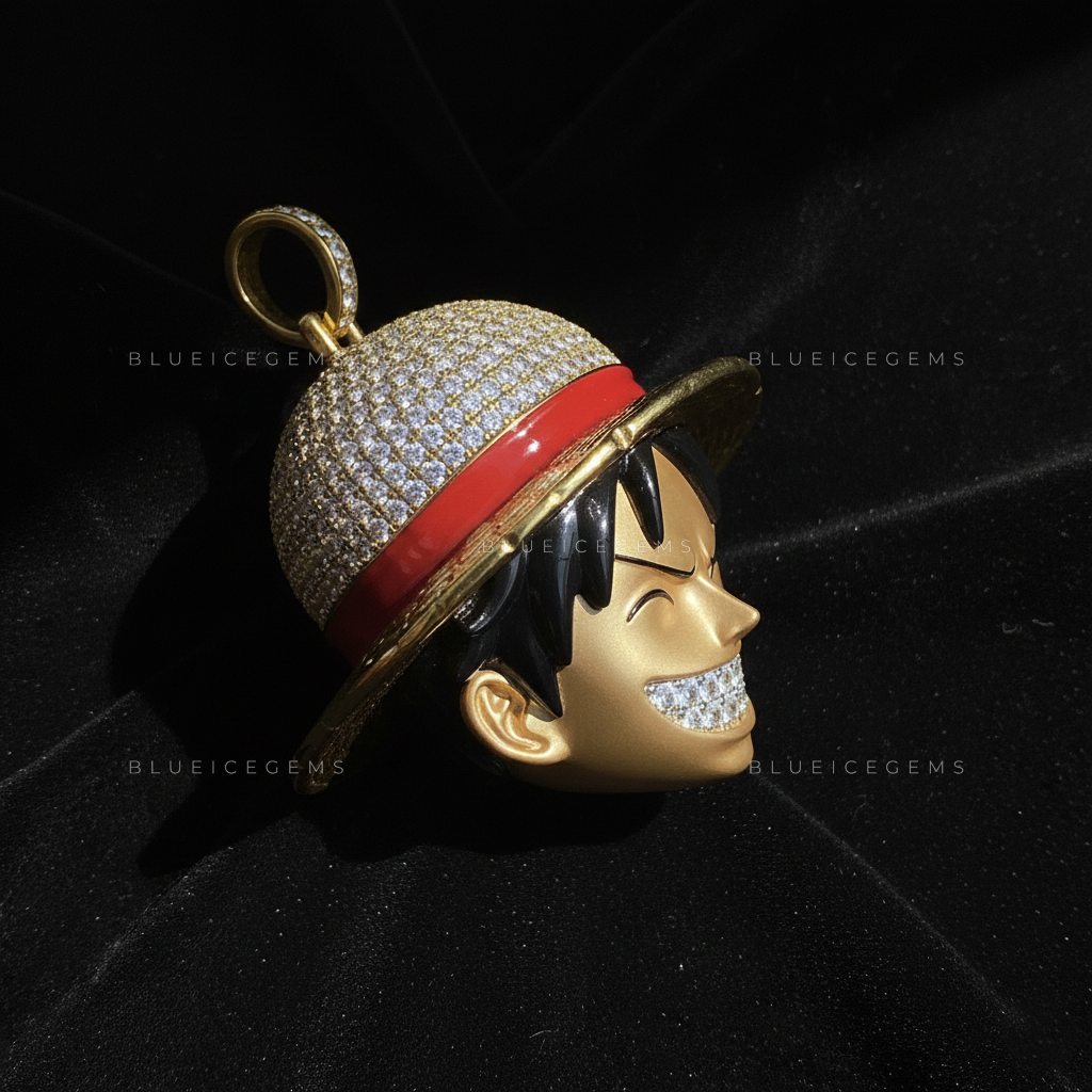 The "Straw Hat" Captain: 3D Anime Portrait & Enamel Fusion Sovereign