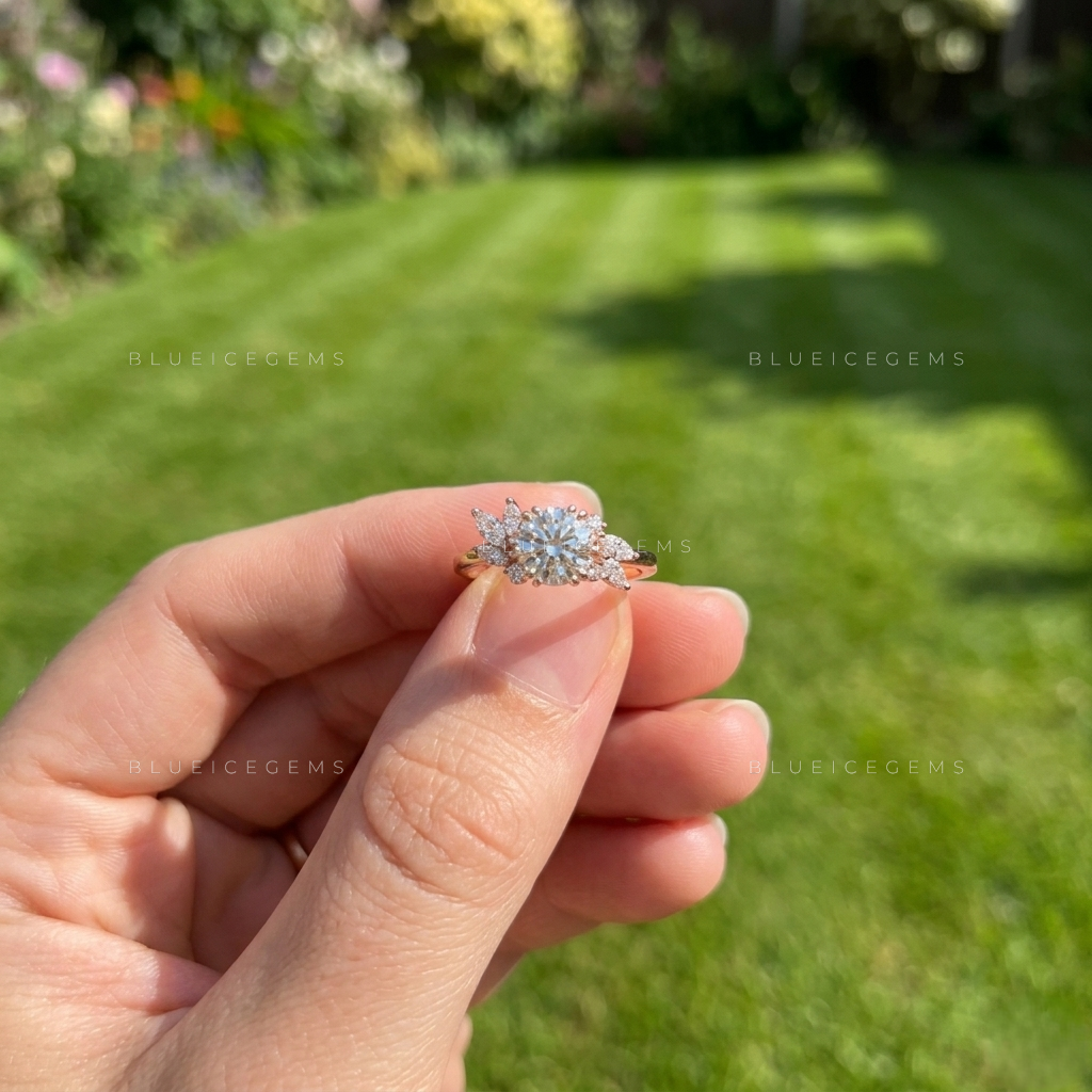 Mixed-Cut Brilliant Cluster Anniversary Treasure Keepsake Ring