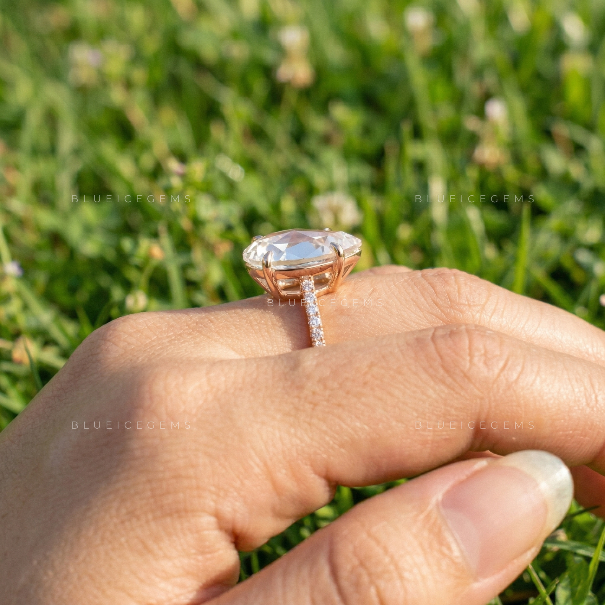 The "Vintage Soul" Pear Rose Cut: Dreamy Artisan Statement Ring