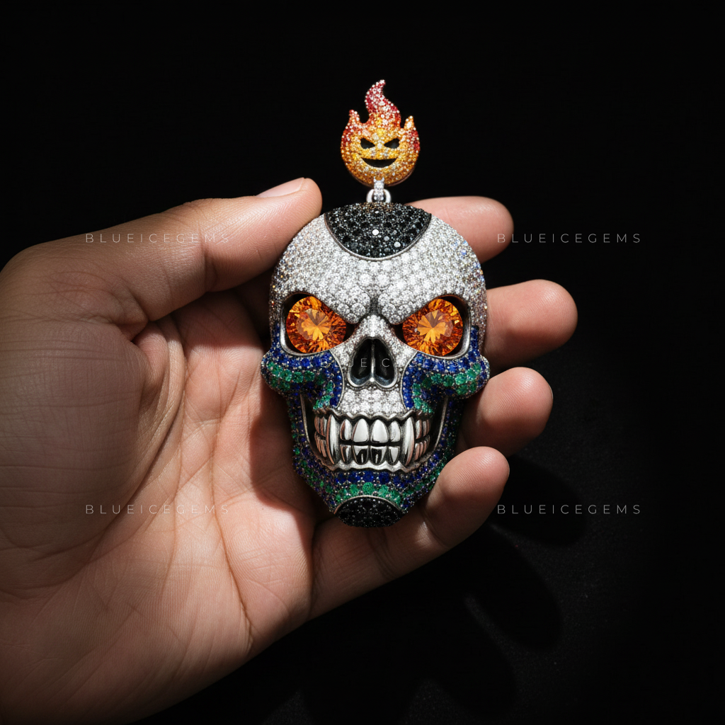 The Inferno Reaper: Ember-Eye Skull & Molten Crest Sovereign