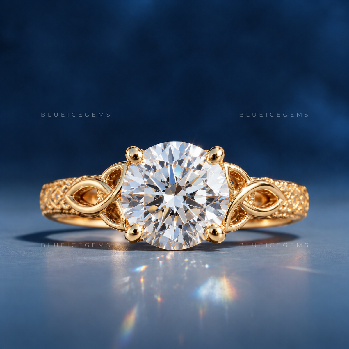 The "Everlasting Glow" Classic Round Solitaire: Effortless Everyday Luxury