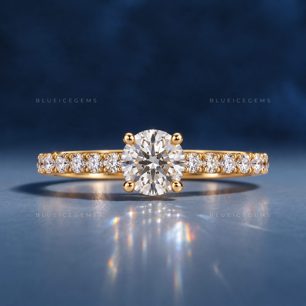 Dainty Braided Round Diamond Minimalist Stacking Promise Ring
