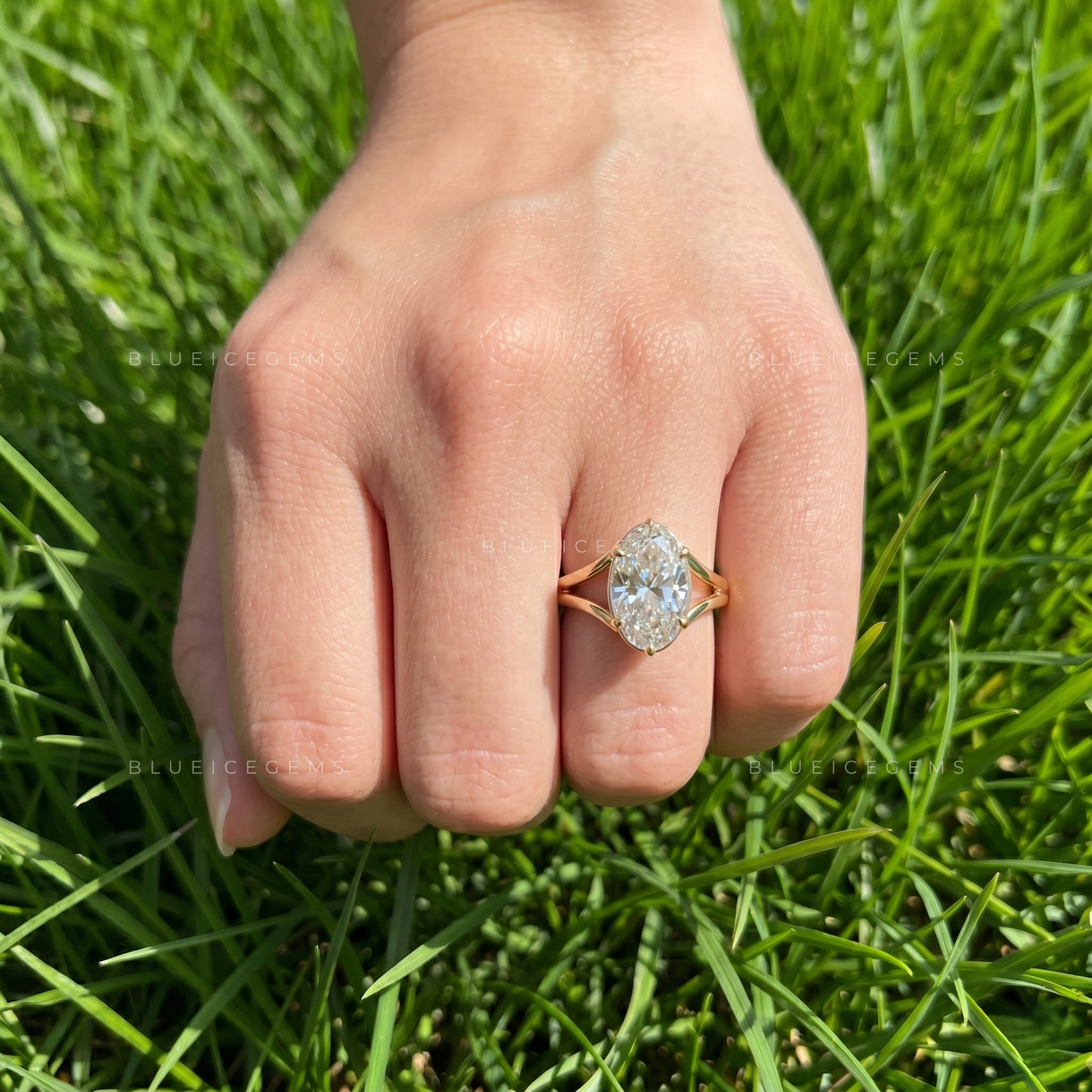 Sovereign Grace Oval Cut Solitaire Engagement Ring