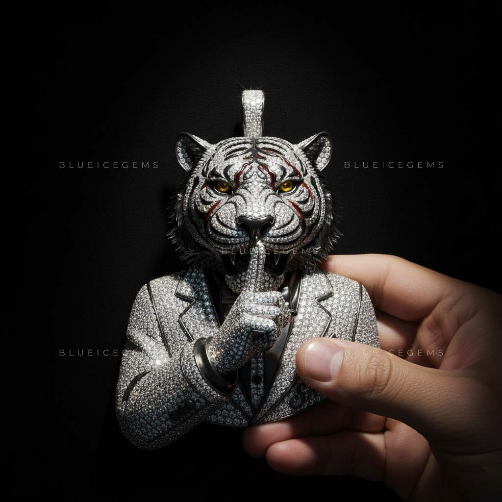 The Silent Predator: "SHHH" Diamond Tuxedo & Icy Tiger Sovereign