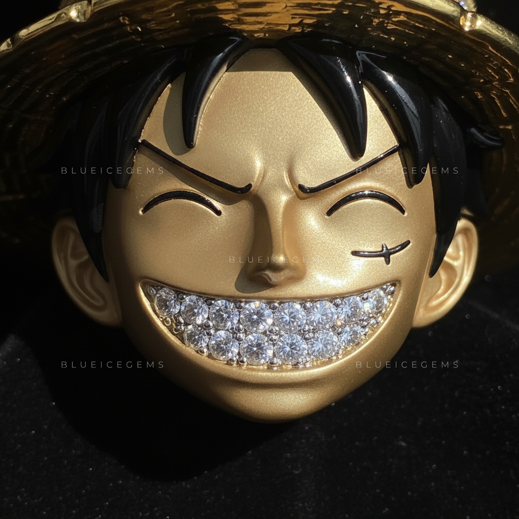 The "Straw Hat" Captain: 3D Anime Portrait & Enamel Fusion Sovereign