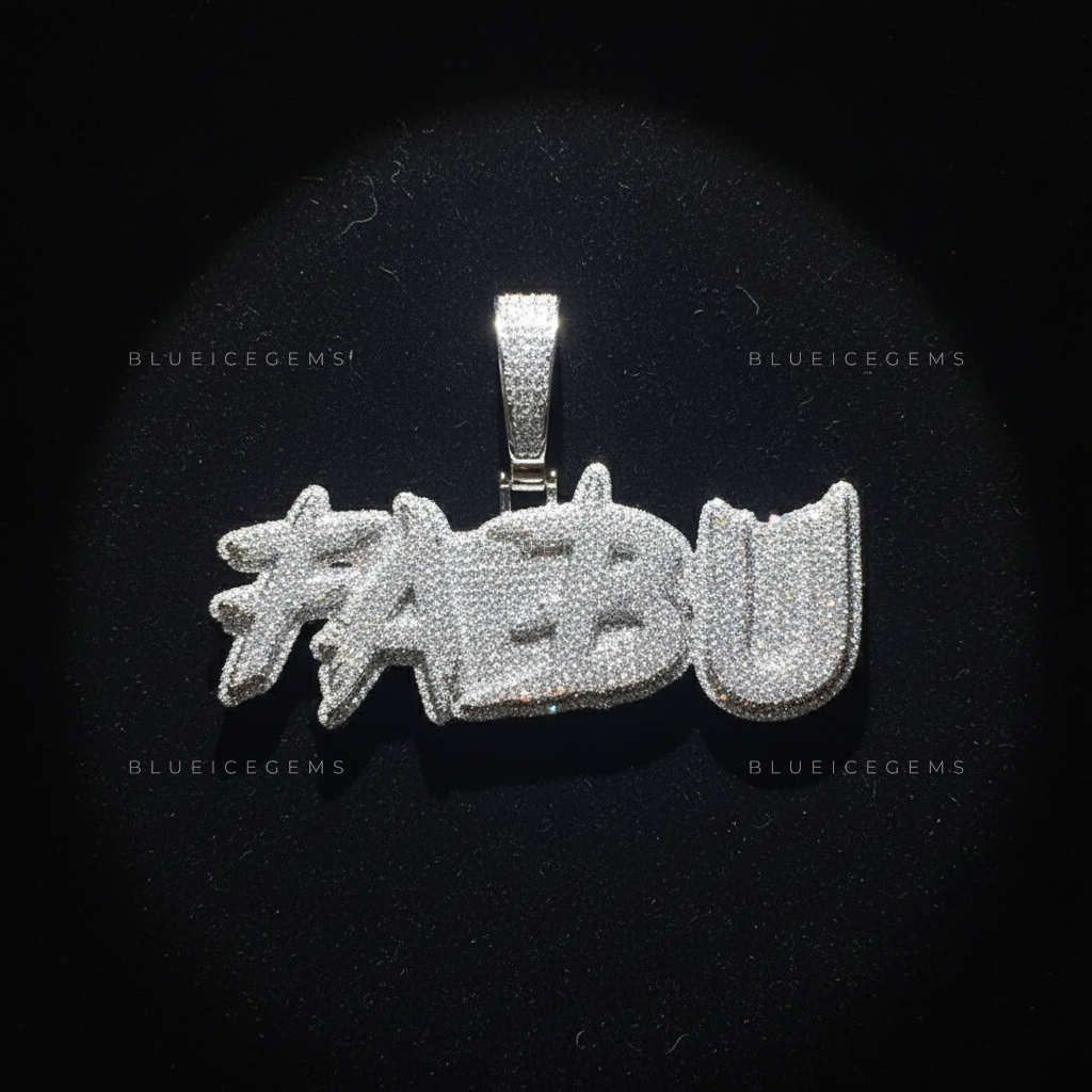 "FABU" Custom Graffiti Script Pendant