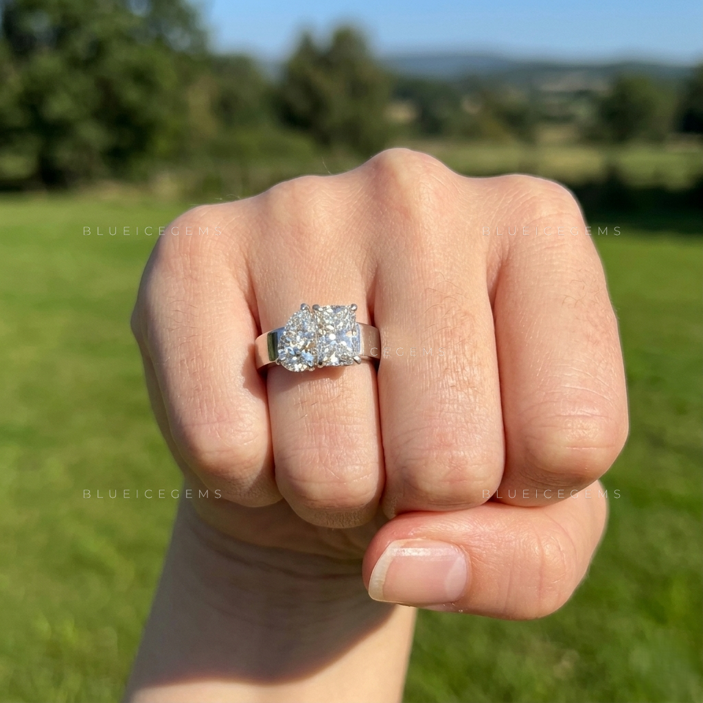 Ultra-Slim Round Solitaire Stacking Band for Her