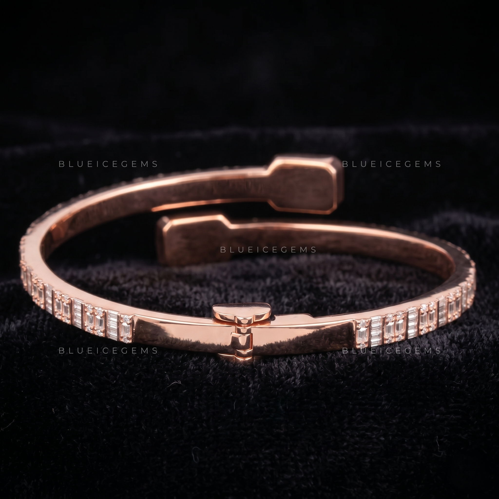 Gilded Mirror-Link Baguette & Rose Gold Grace Masterpiece