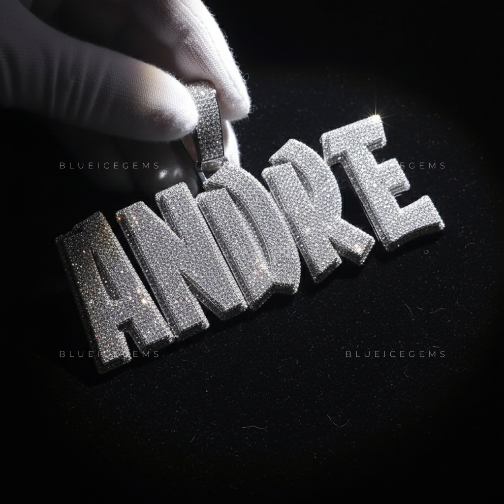 "ANDRE" Custom Bold Block Pendant