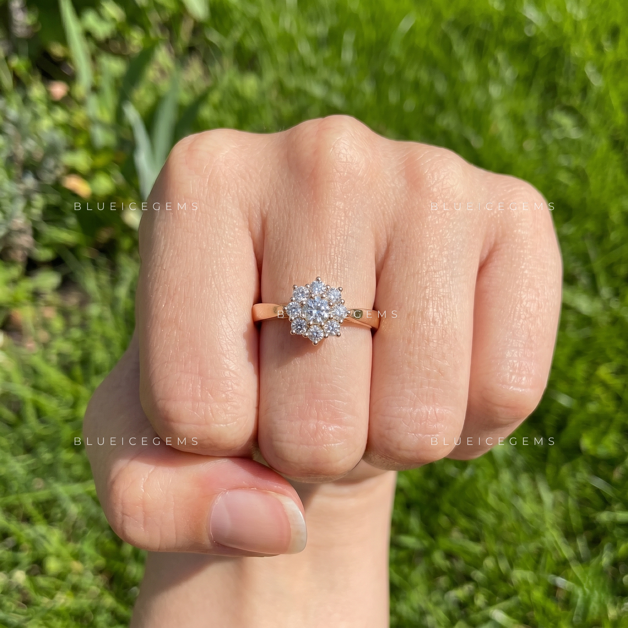 Eternity Sparkle Round Cut Seven Stone Band