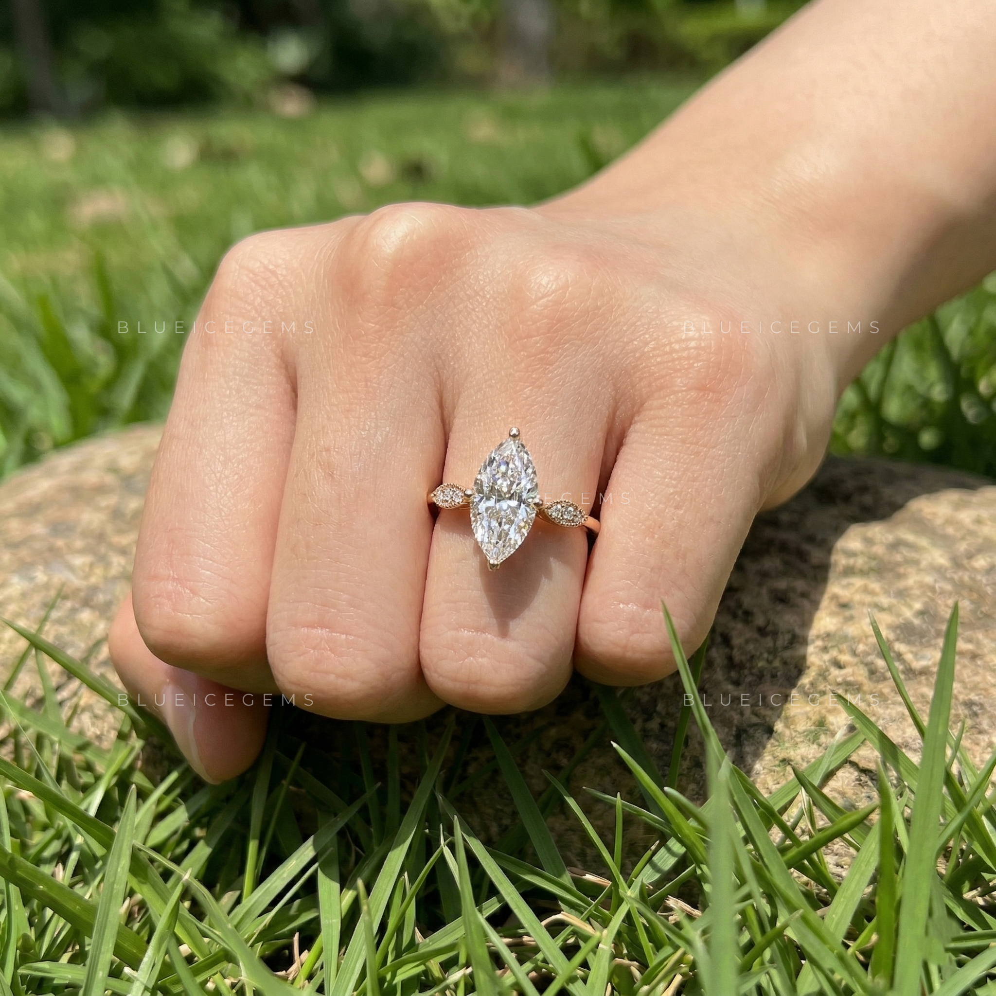 The "Vintage Dream" Marquise Cut Milgrain Masterpiece: Romantic & Iconic