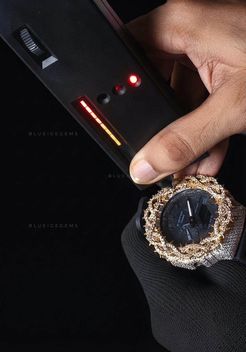 Golden Thorn Empire VVS Moissanite Watch