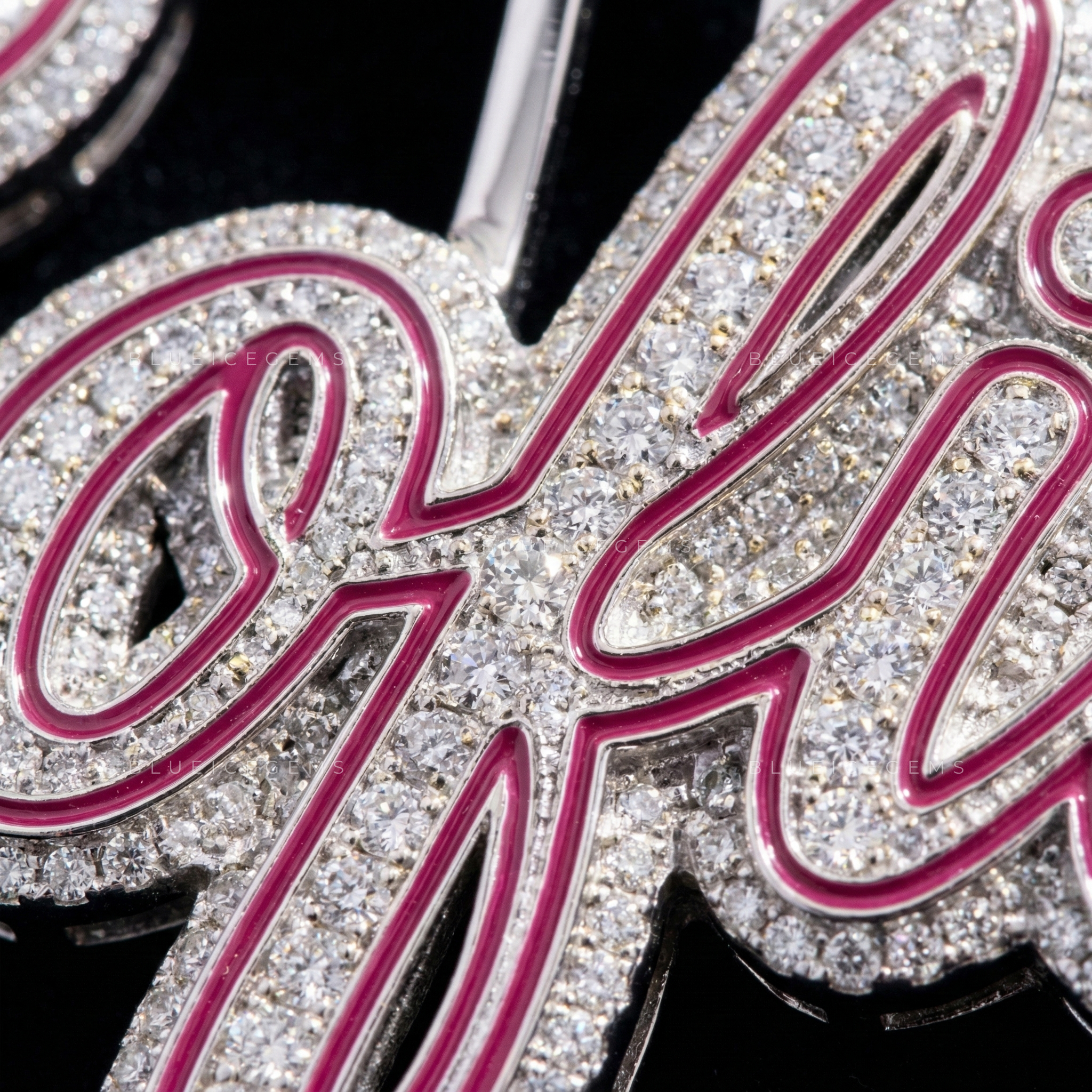 The "Sofie" Signature: Cursive Fluidity & Magenta Enamel Sovereign