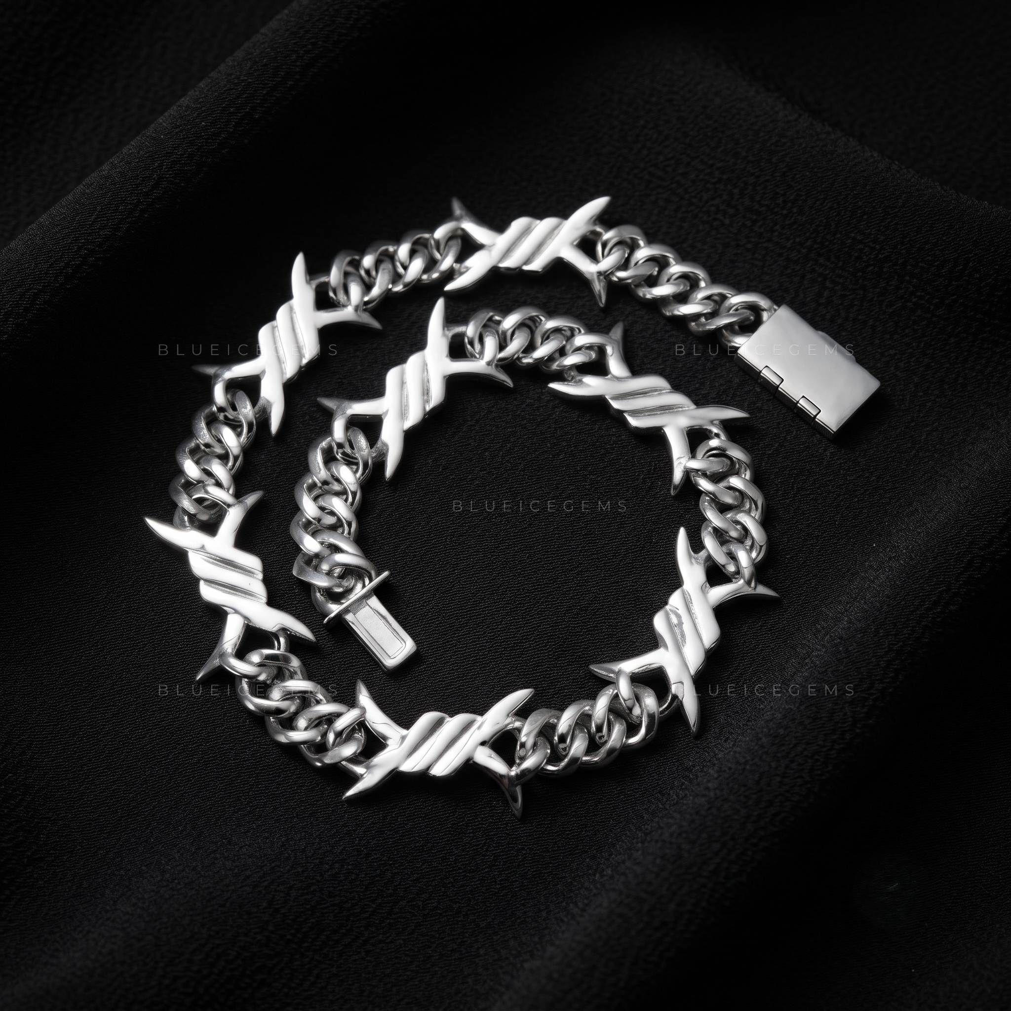 Midnight Spike Cuban Chain