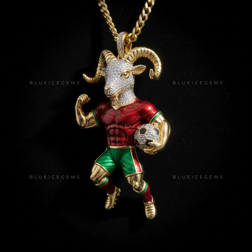 The Pitch Monarch: G.O.A.T. Striker & Enamel Pitch Sovereign