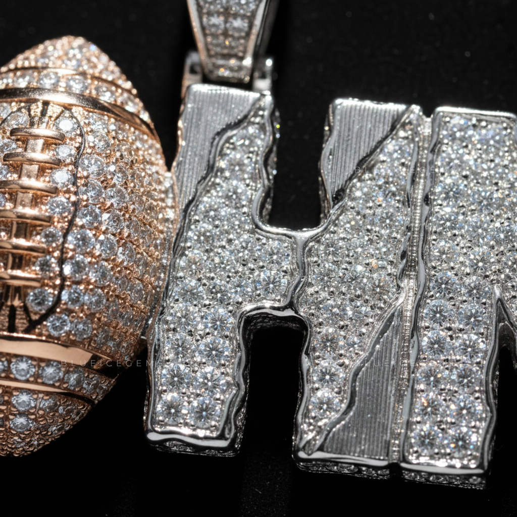 The "JOHN" Gridiron: 3D Pigskin Centerpiece & Industrial Frost Sovereign