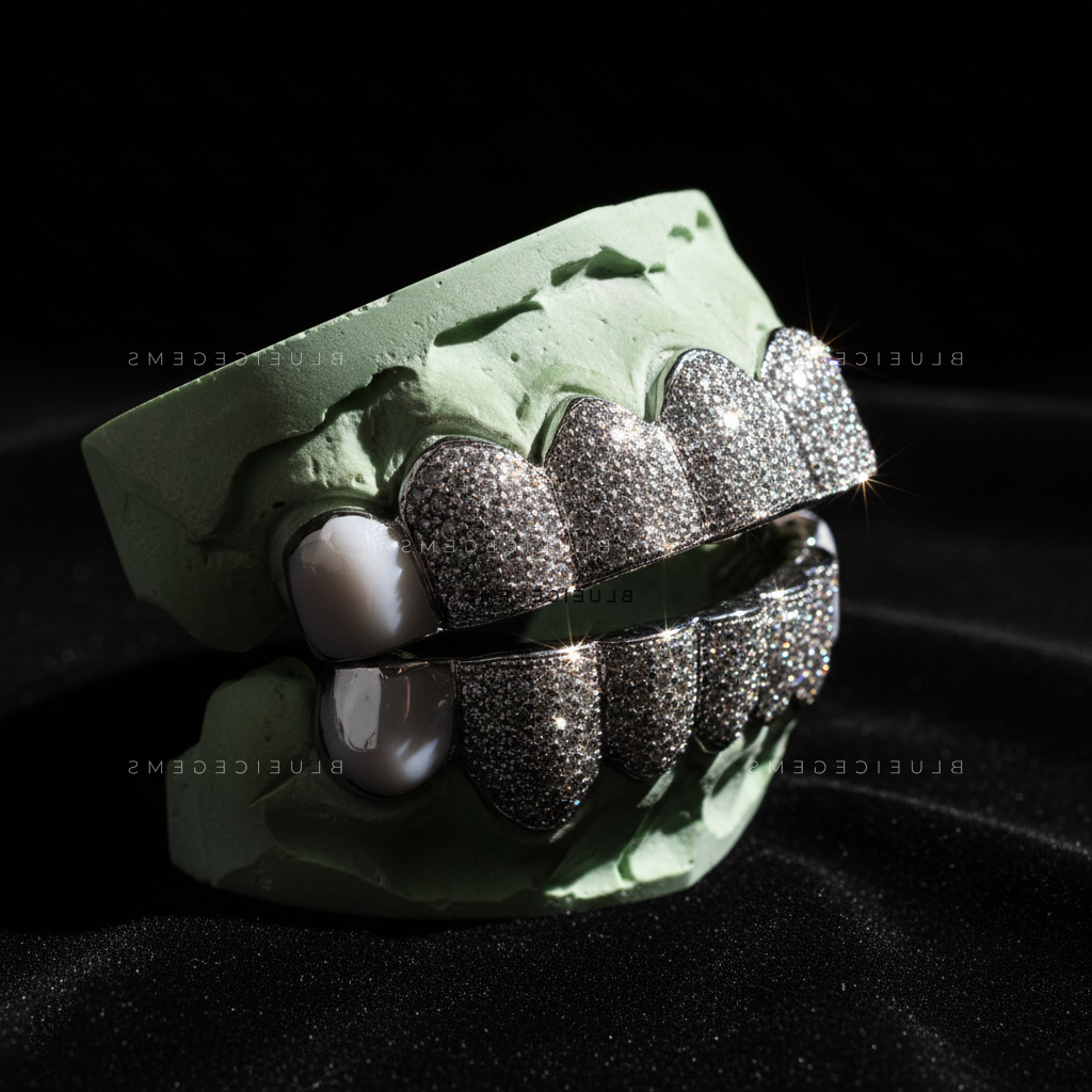 Platinum Frost Avalanche Full-Set Grillz