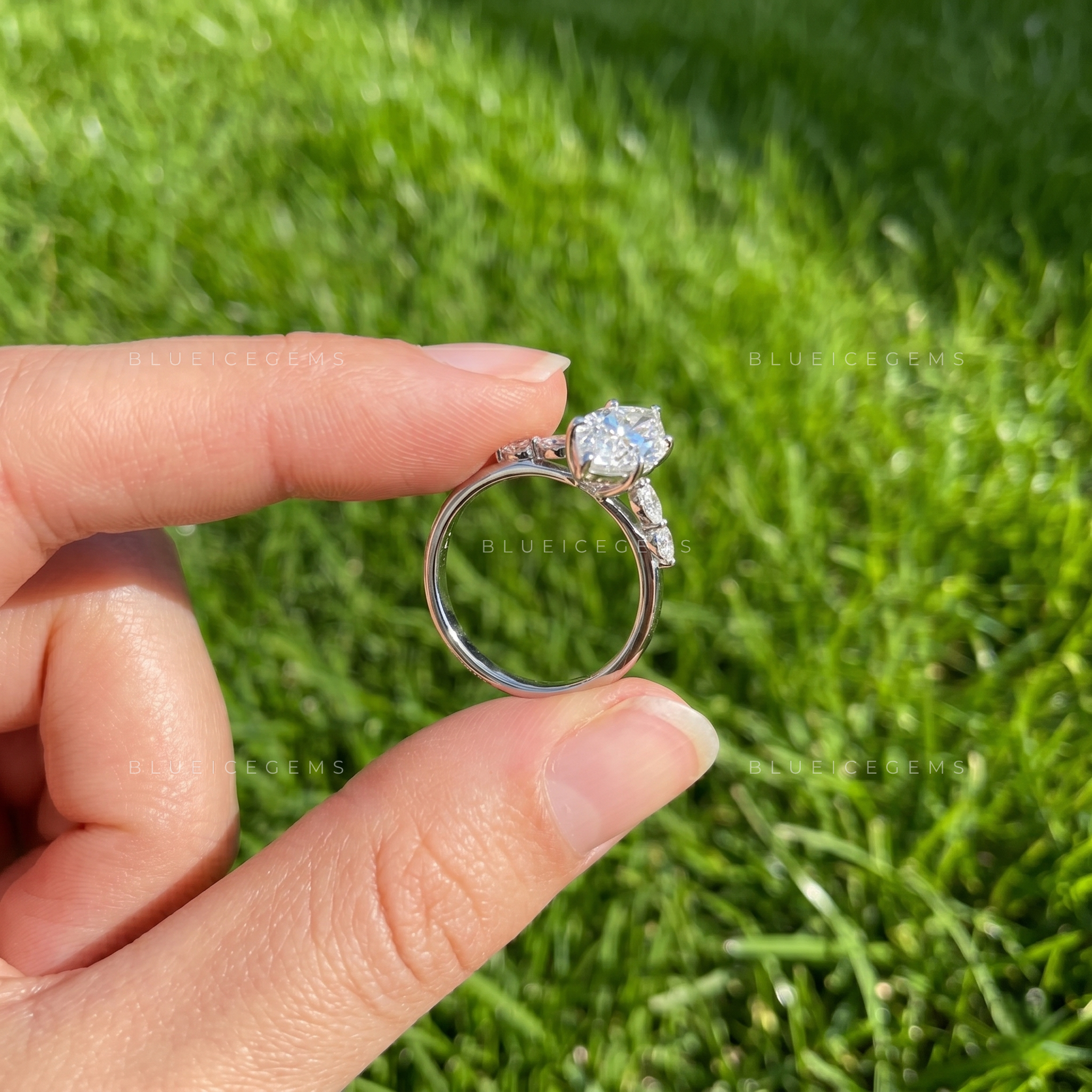 Ethereal Marquise Brilliant Cut Timeless Keepsake Wedding Ring