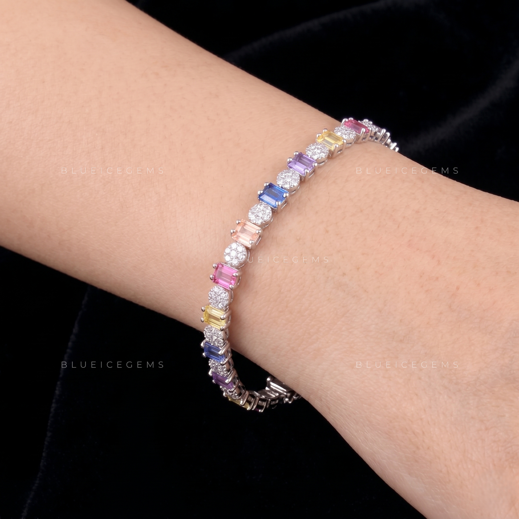Prismatic Luster Multi-Tone Vibrant Spectrum Link