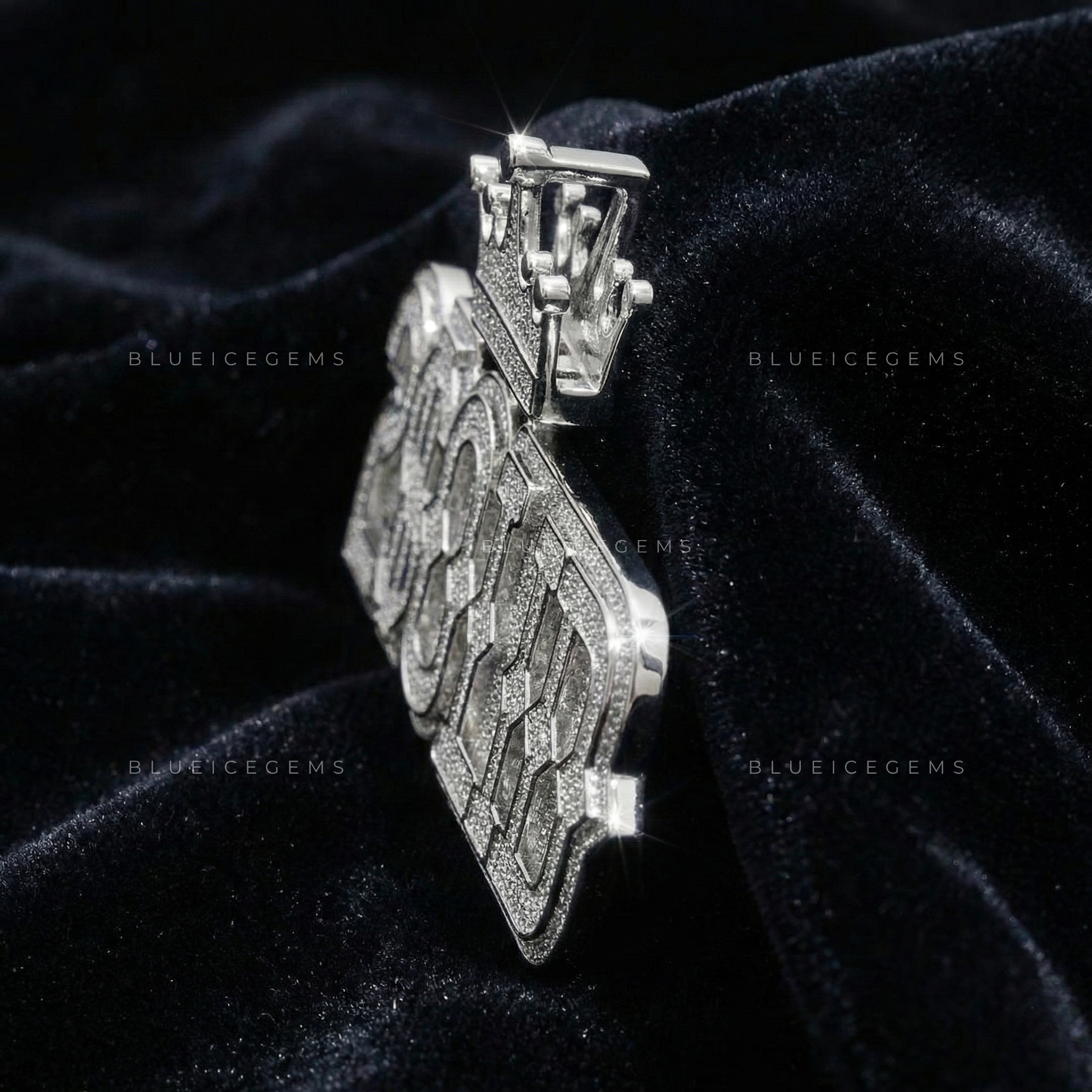 The "2$OLID" Sovereign: Crown-Topped Industrial Block Signature Pendant