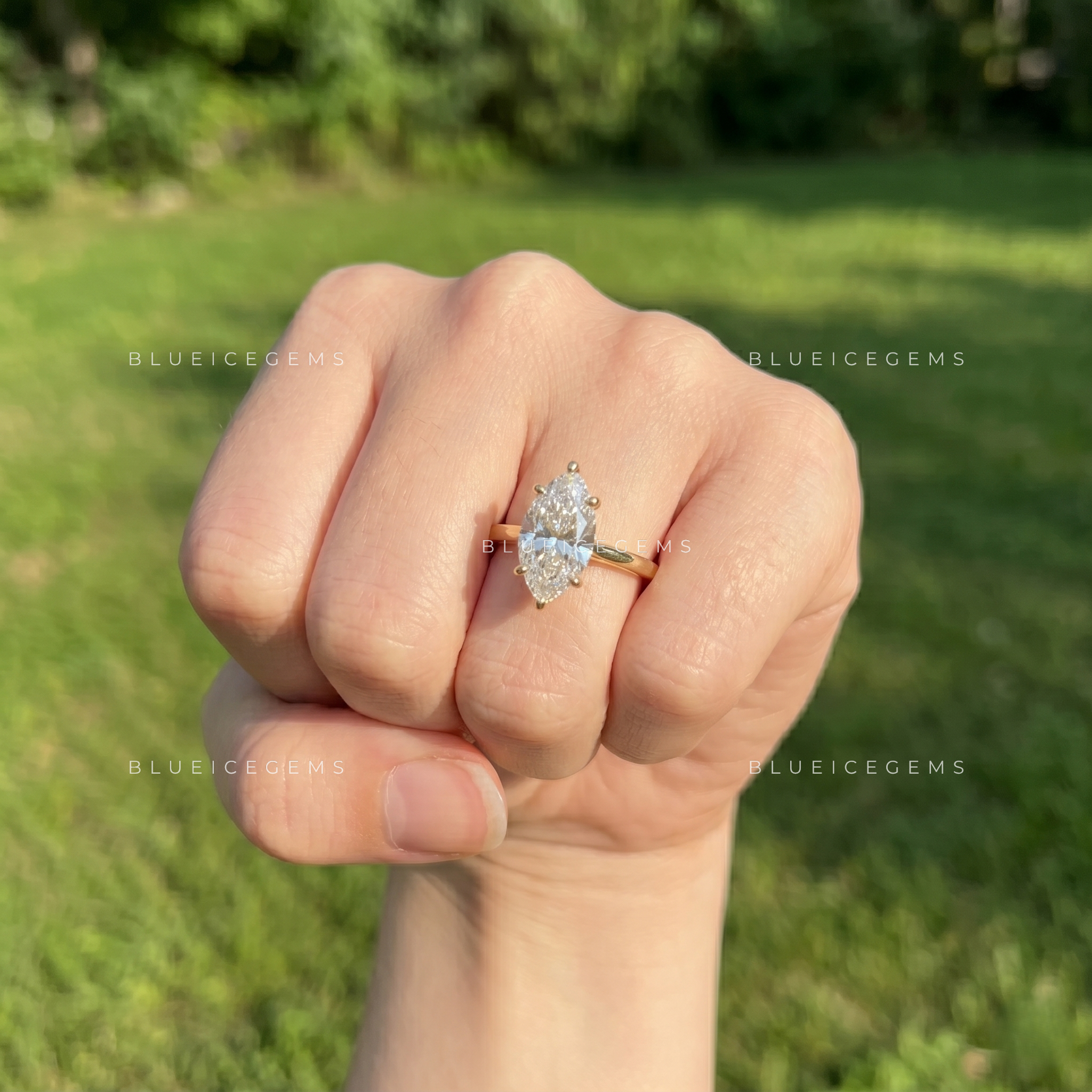 Marquessa Marquise Cut Solitaire Engagement Ring