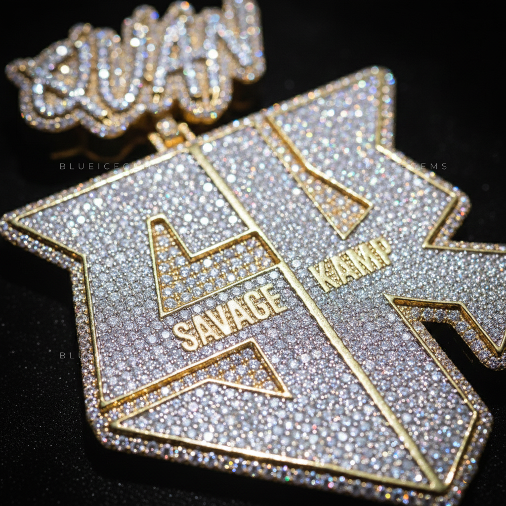 The "SAVAGE KAMP" Shield: Geometric Monogram & "QUAN" Script Bail Sovereign