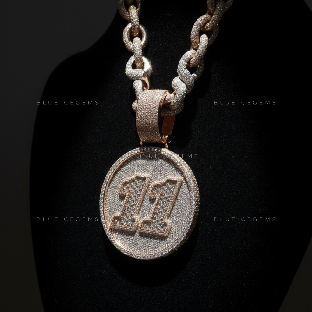 The "11" Prime: Rose Gold Circular Shield & Diamond Inlay Sovereign