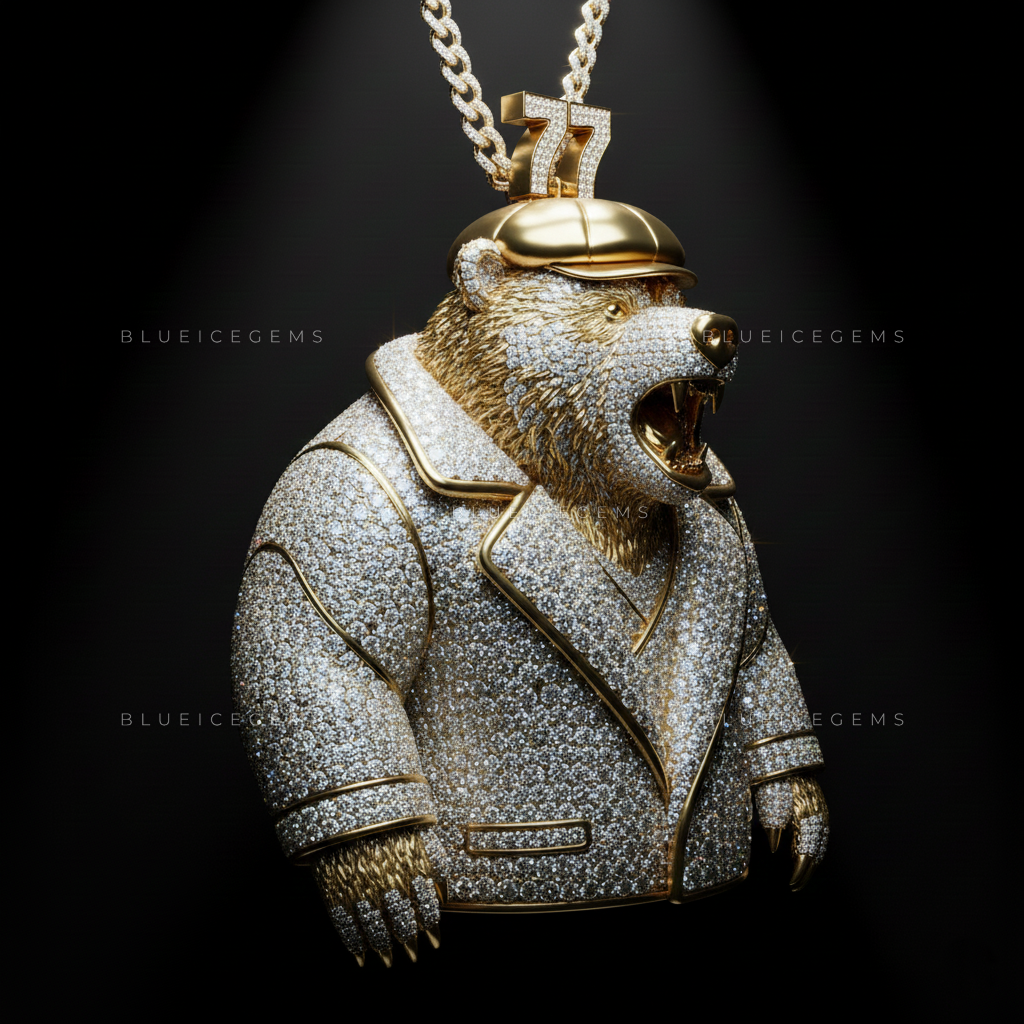 The "77" Ursine Executive: Diamond Overcoat & Golden Grizzly Sovereign