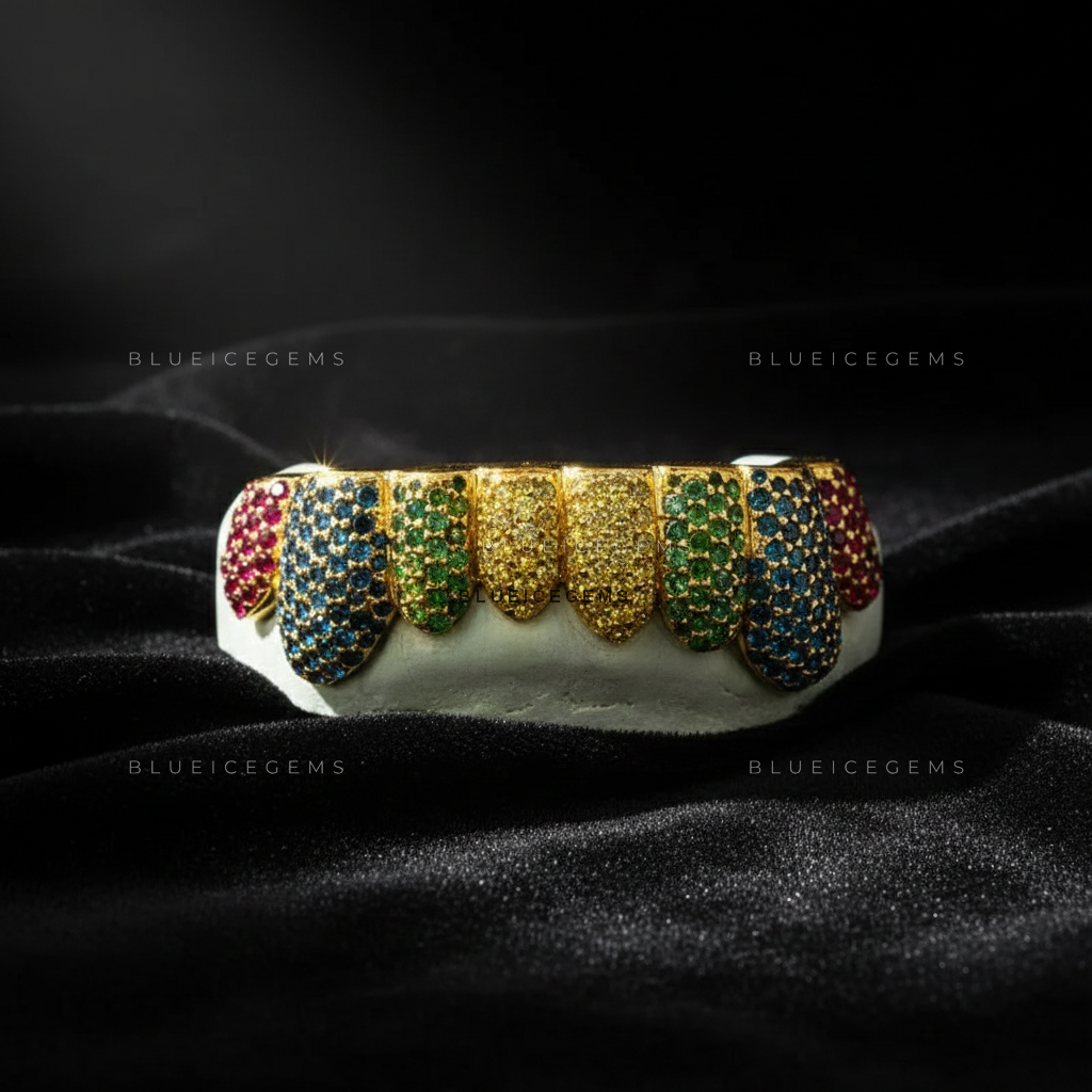 Celestial Rainbow Flood Grillz
