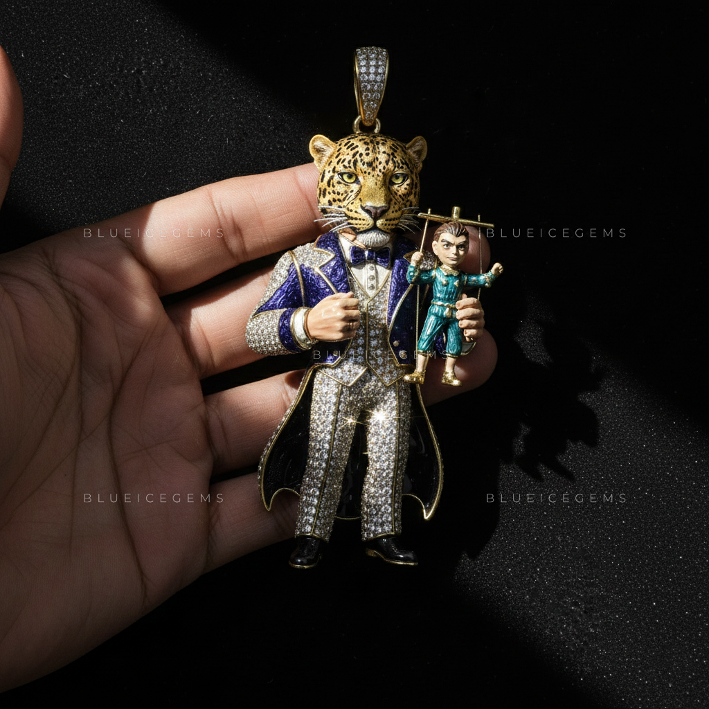 The Regal Impresario: Royal Purple Tailcoat & Diamond Jaguar Sovereign
