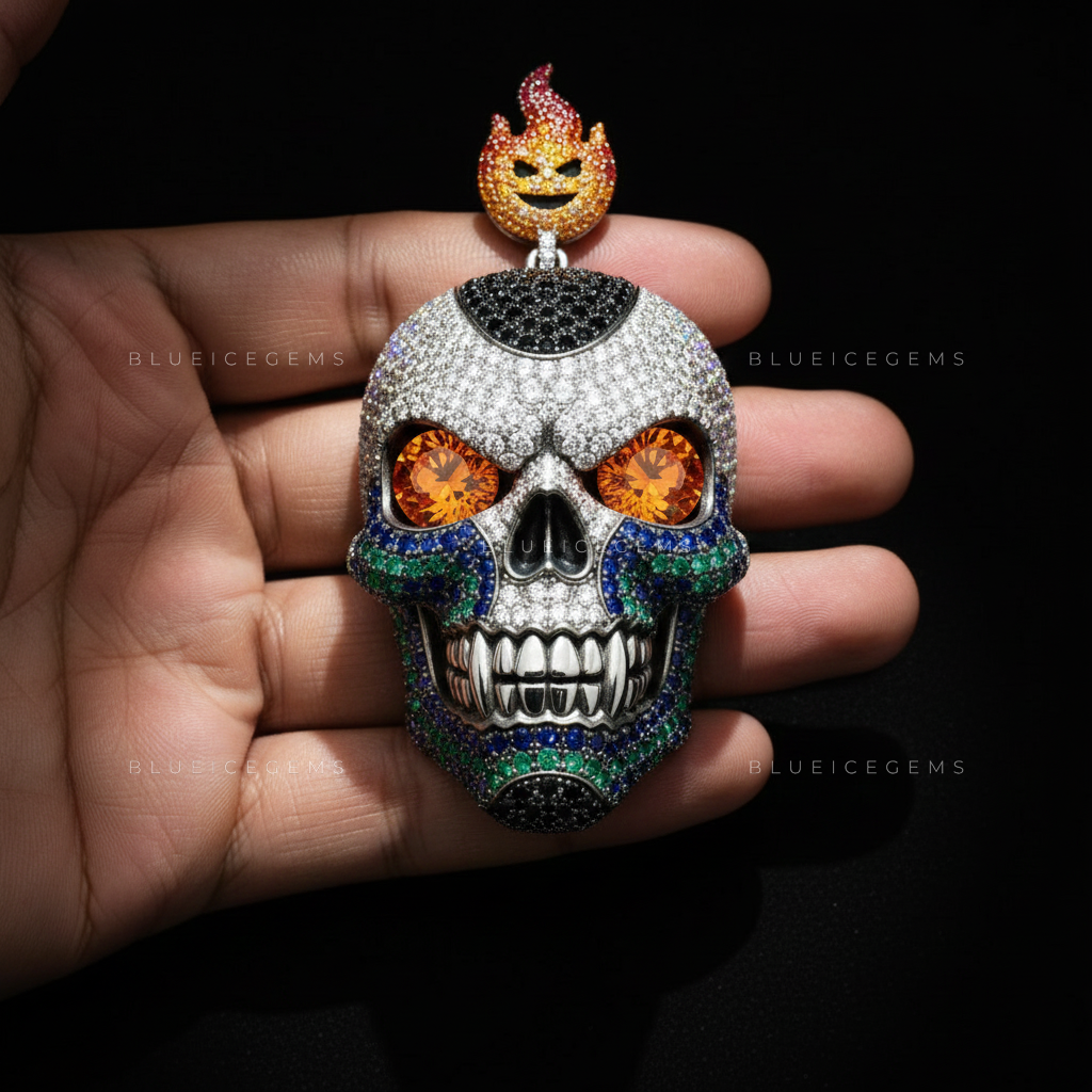 The Inferno Reaper: Ember-Eye Skull & Molten Crest Sovereign
